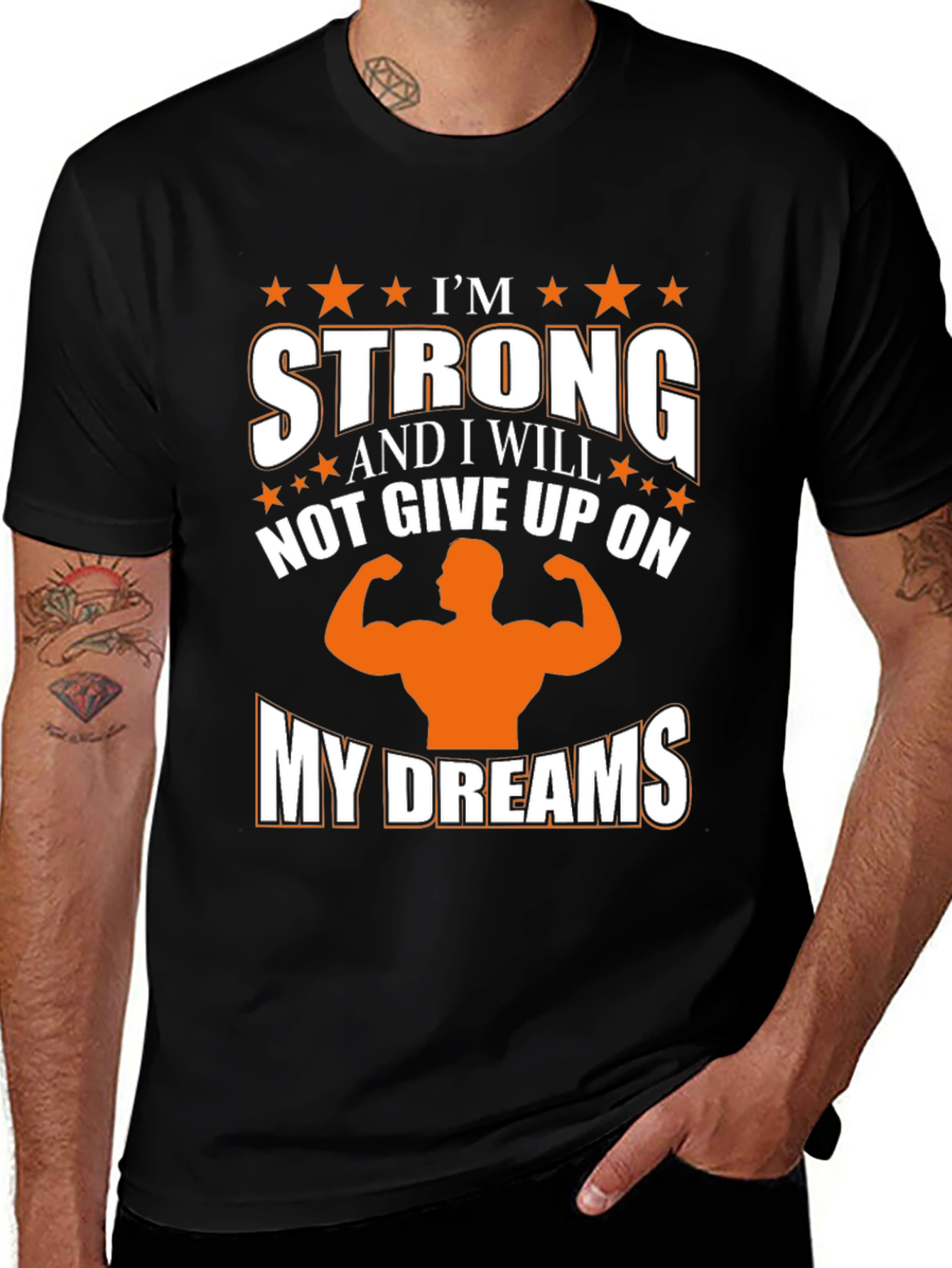 Variant 14 of I'm Strong Motivation T-Shirt