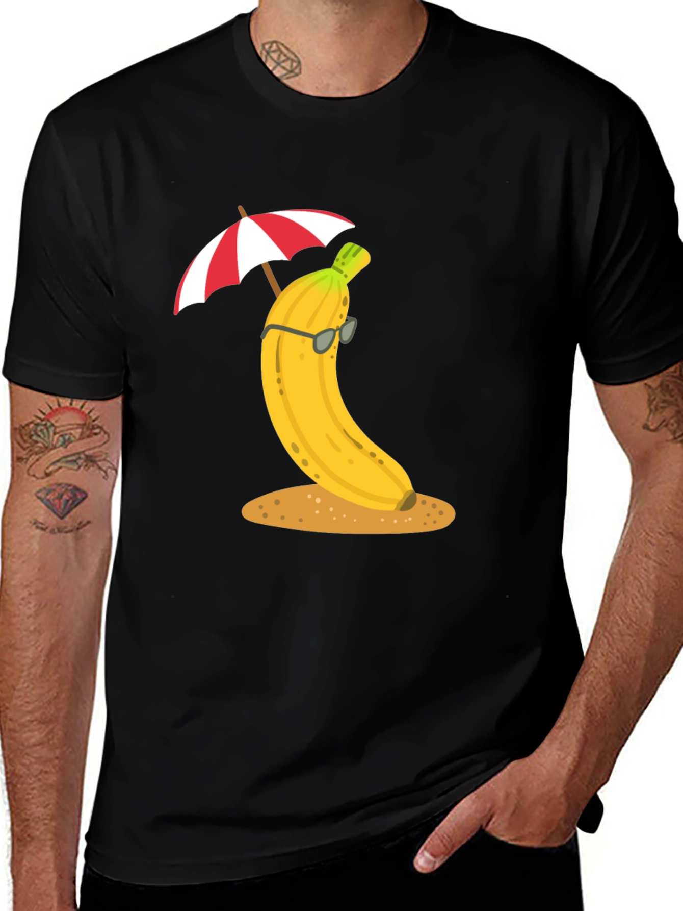Variant 12 of Banana Beach T-Shirt - Relaxed Summer Style