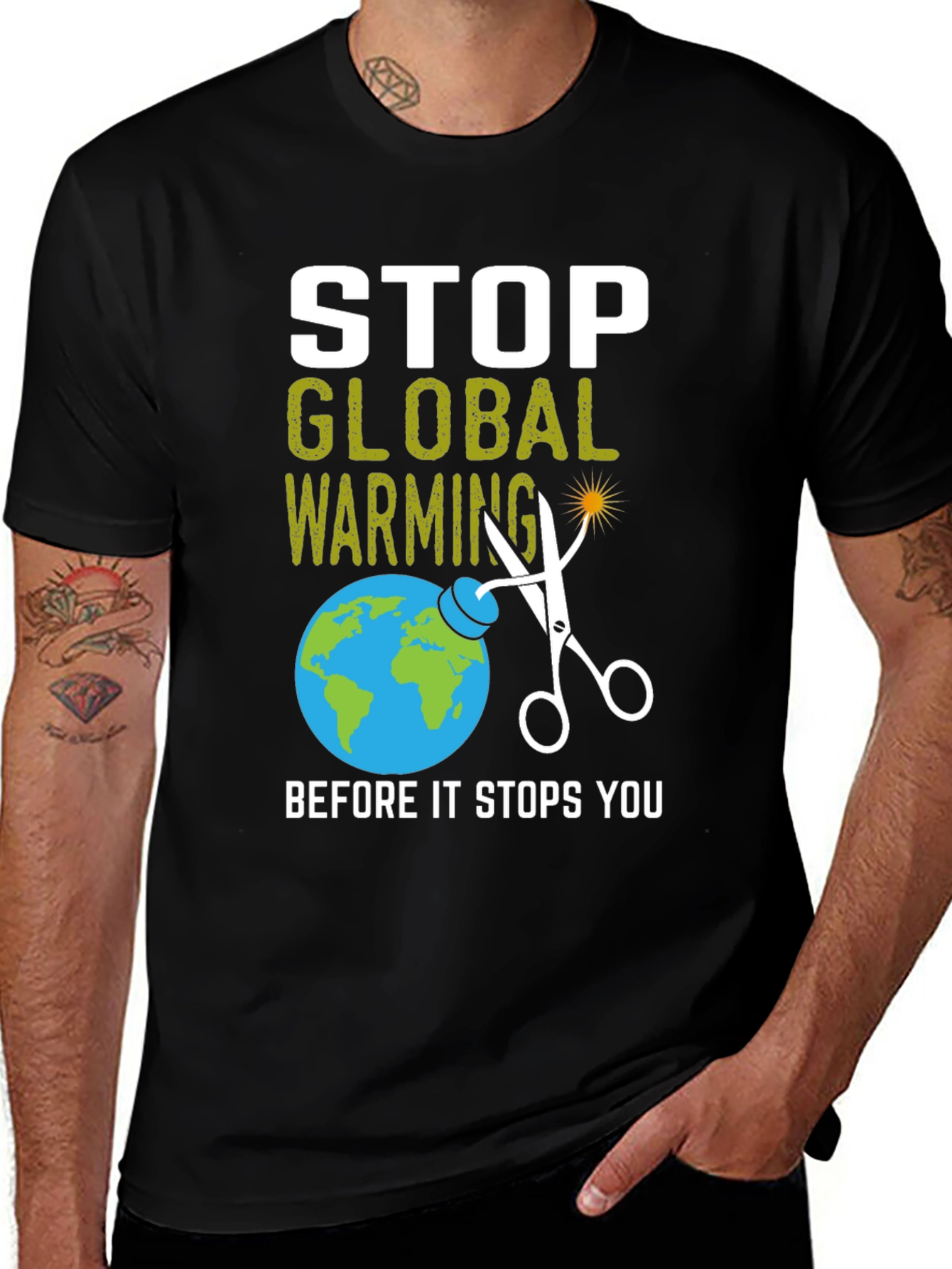 Variant 10 of Stop Global Warming Graphic Tee