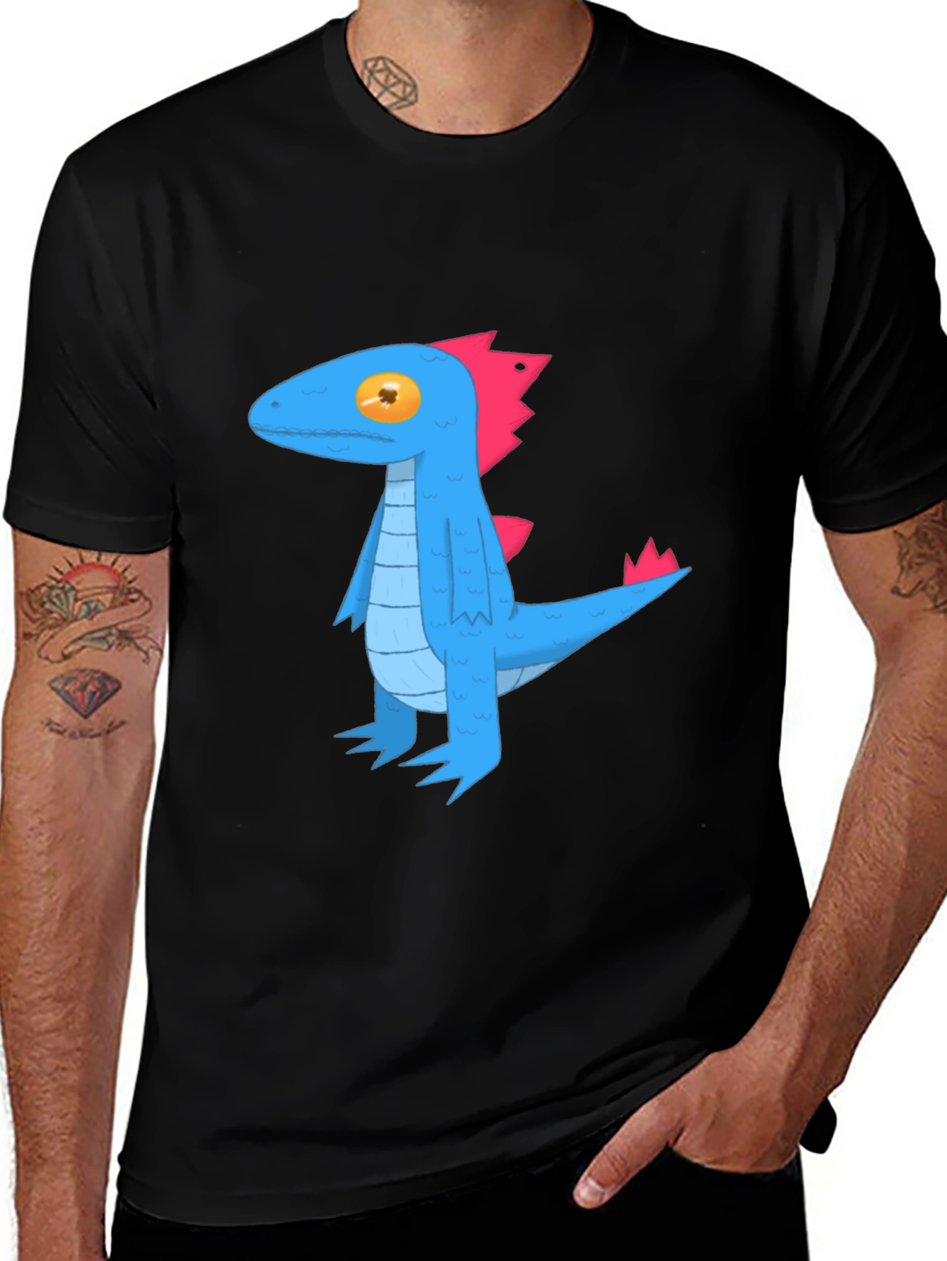 Variant 12 of Cartoon Dinosaur Graphic T-Shirt