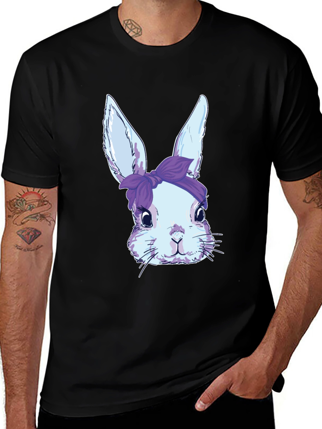Variant 15 of Bunny T-Shirt with Headband - Cute Easter Apparel