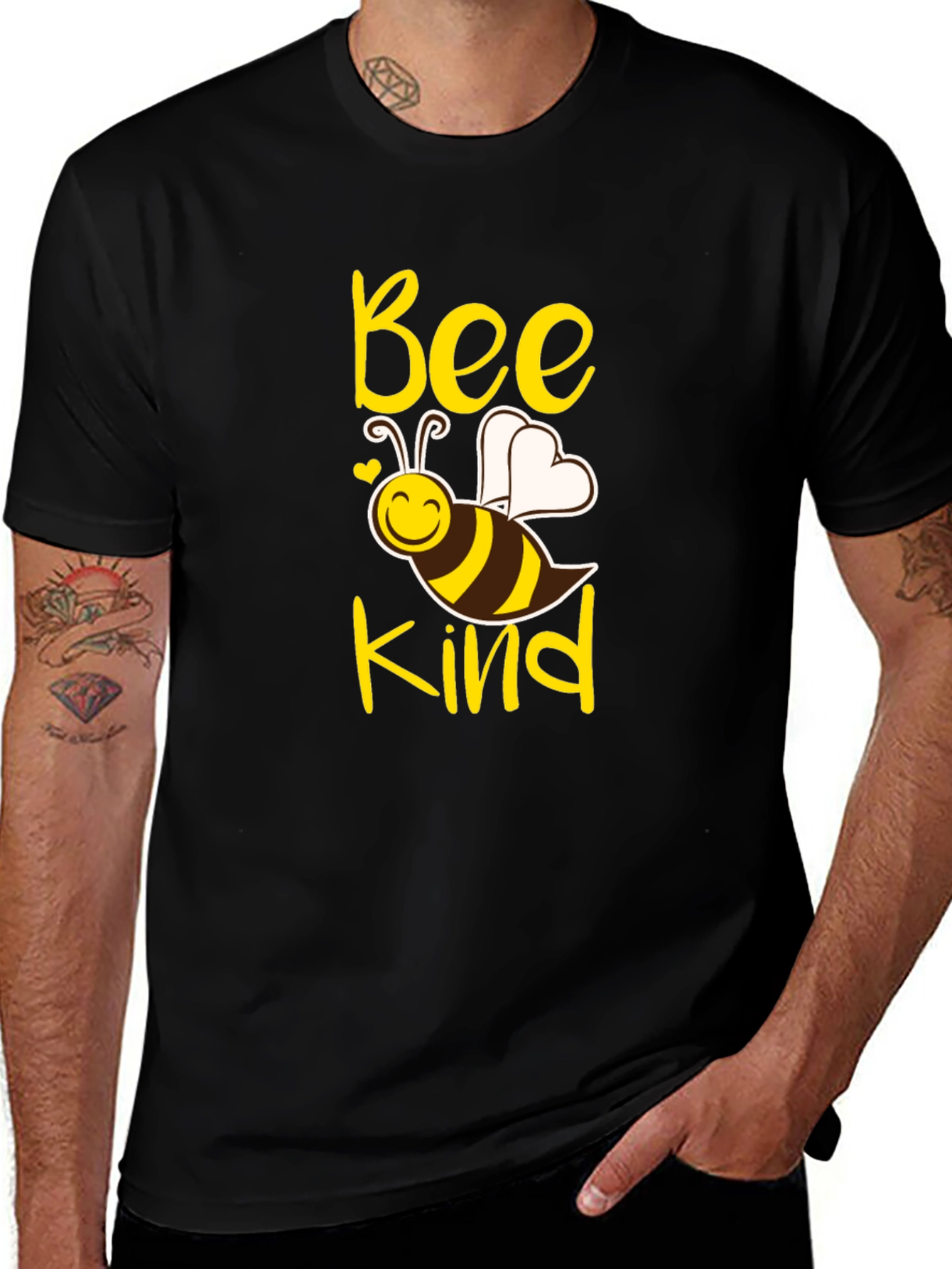 Bee Kind T-Shirt - Black Graphic Tee