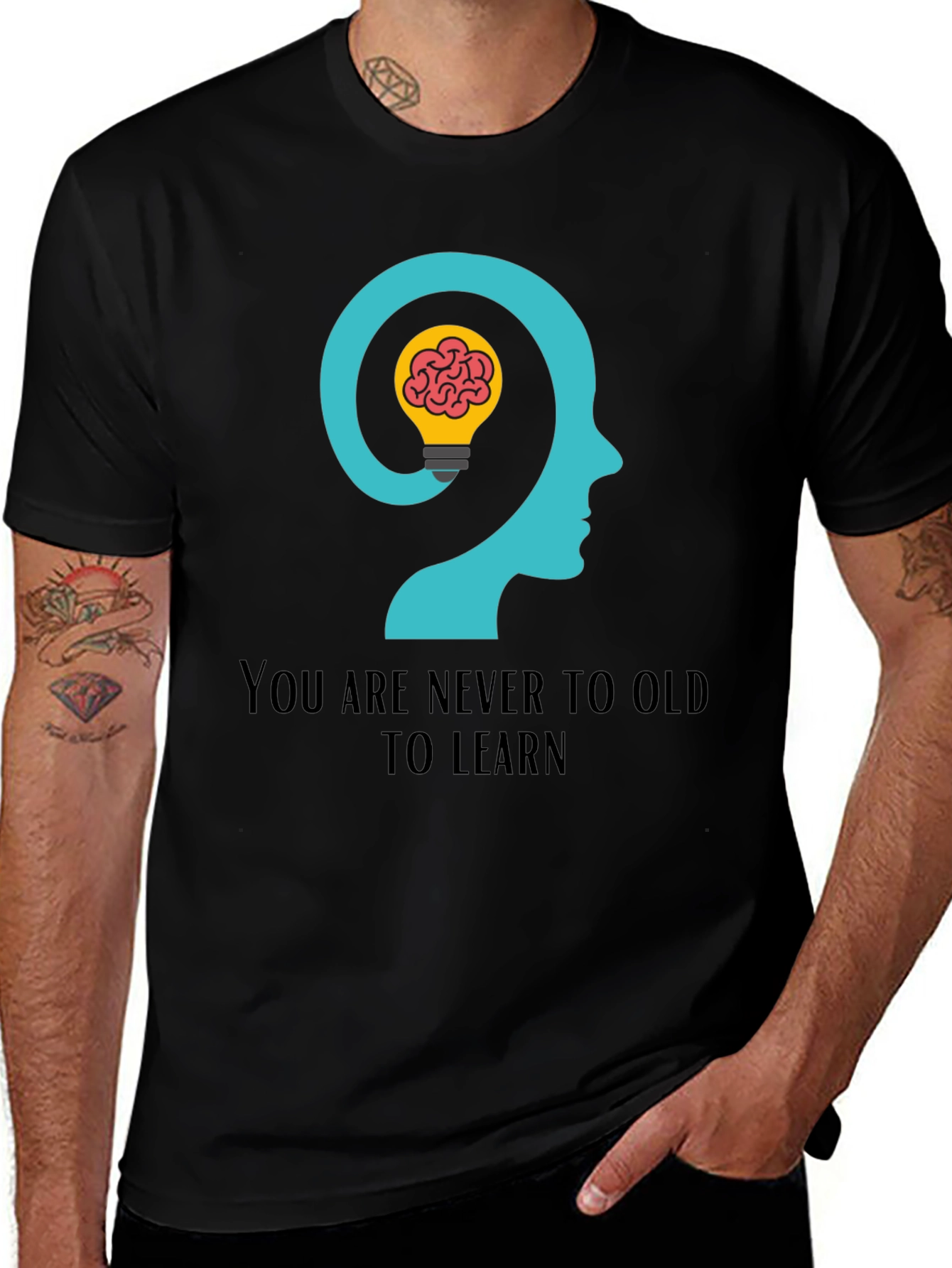Variant 30 of Never Too Old to Learn Graphic Tee