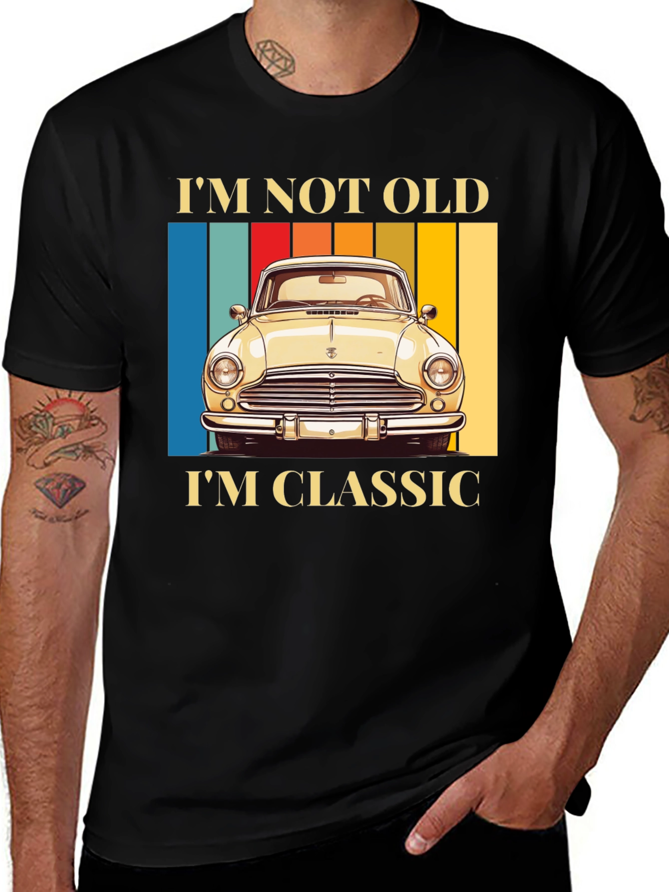 Variant 26 of Classic Car T-Shirt - I'm Not Old, I'm Classic