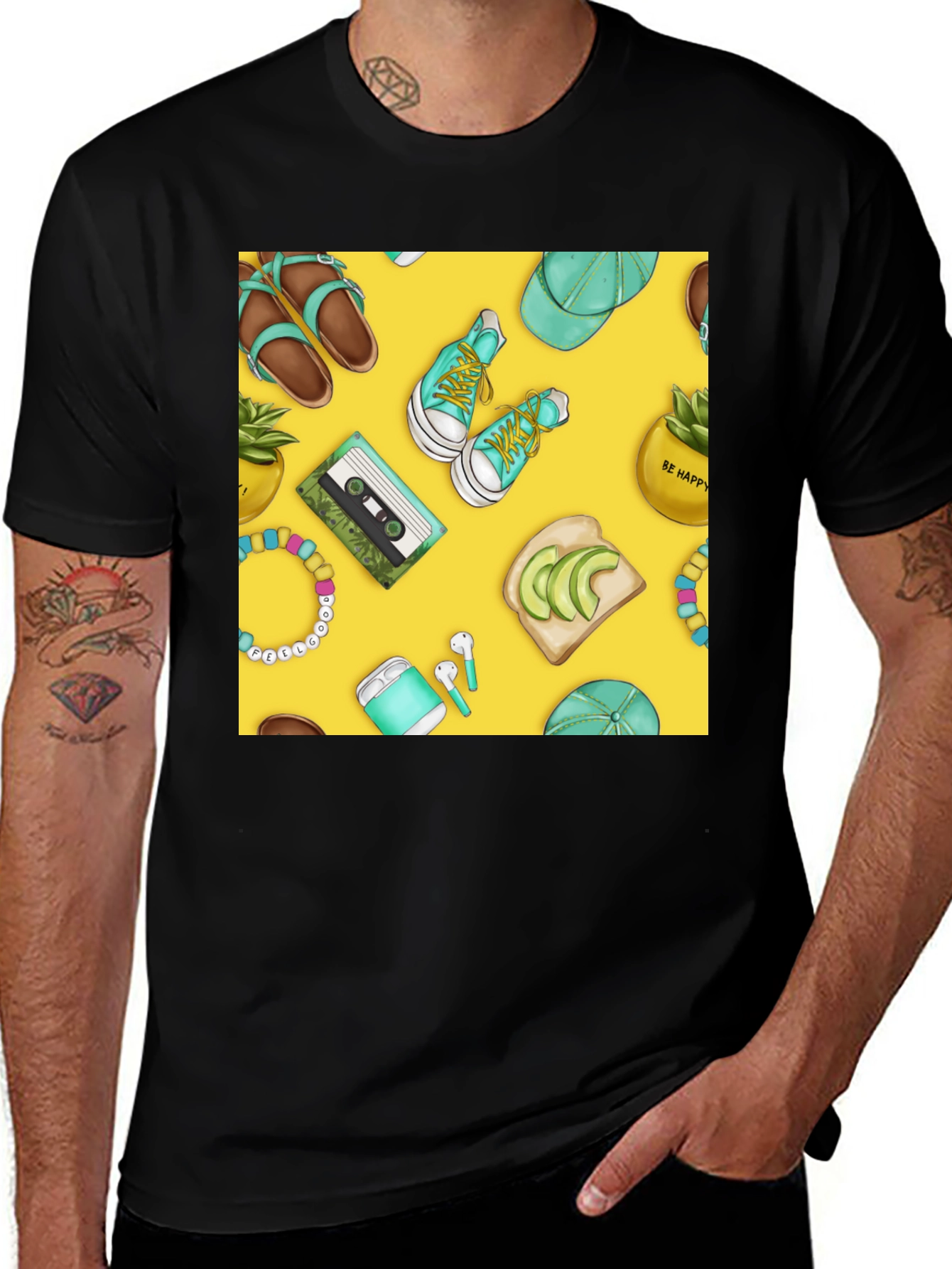 Trendy Teal Aesthetic Tee