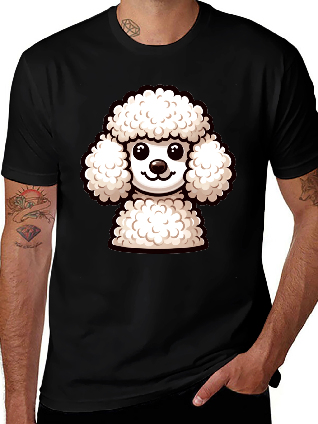Variant 22 of Cartoon Poodle Graphic T-Shirt