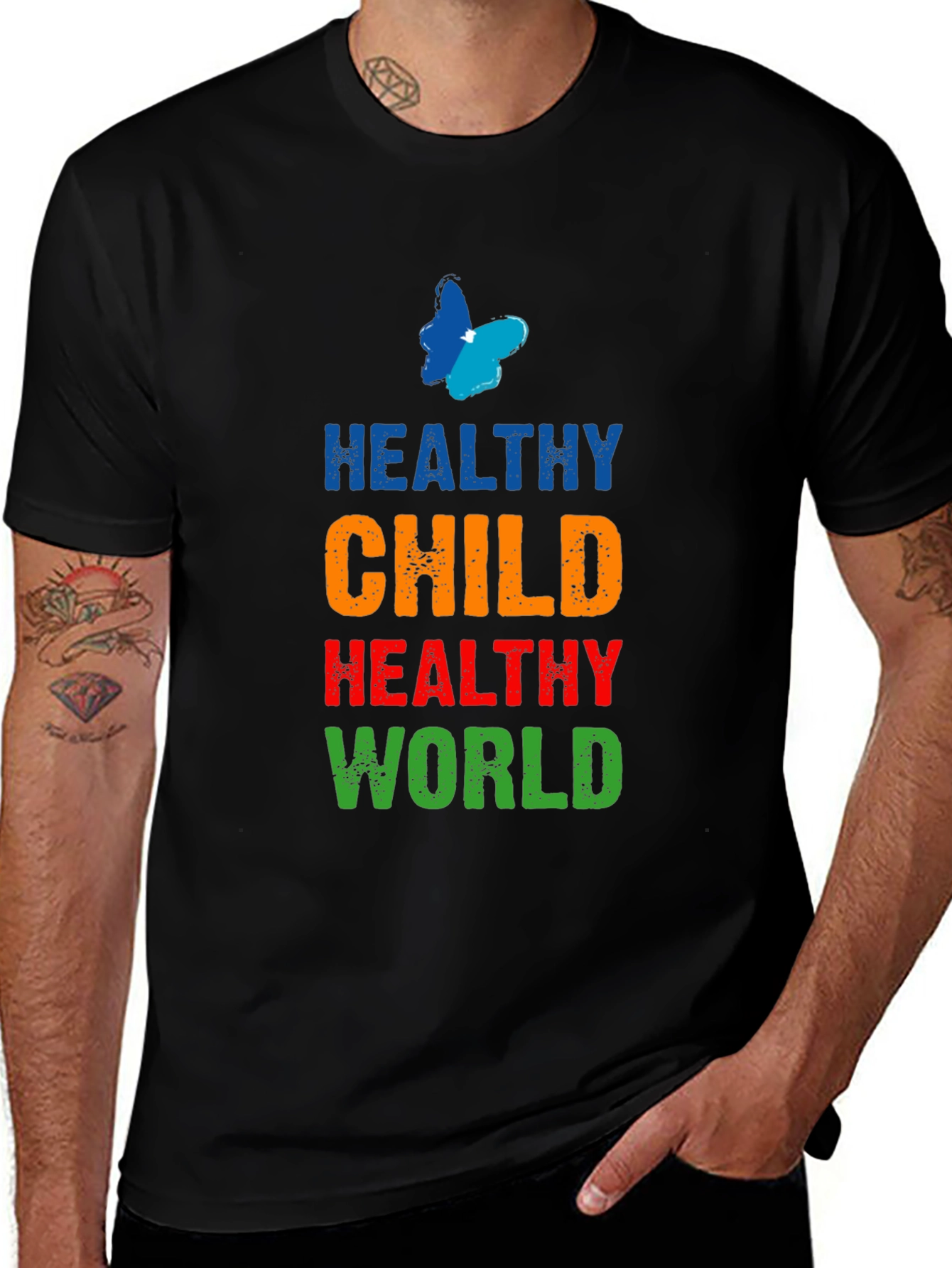 Variant 18 of Healthy Child Healthy World Graphic Tee