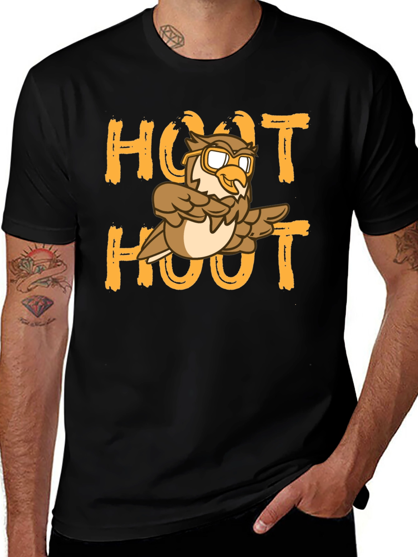 Variant 18 of Hoot Hoot Owl Graphic Tee