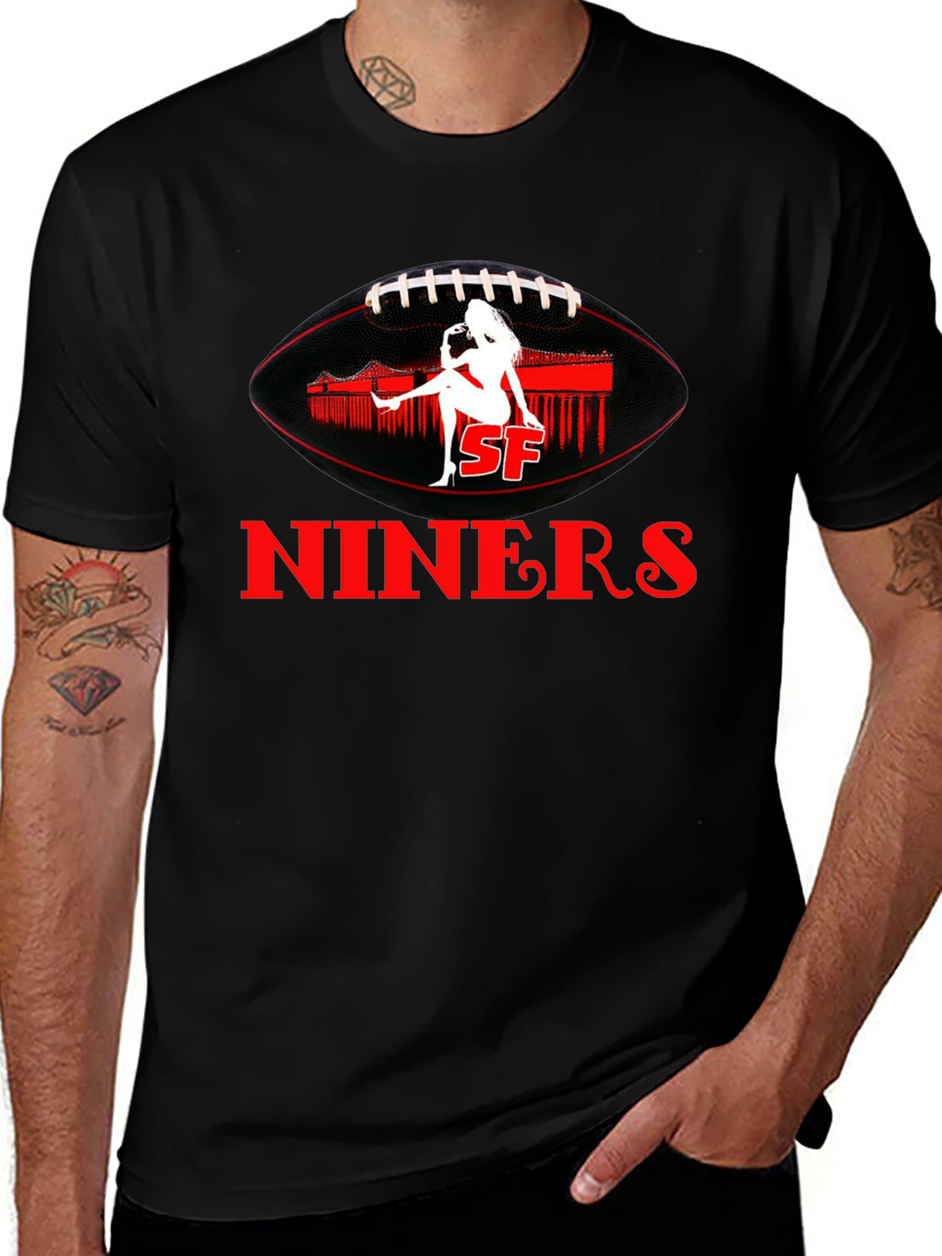 Niners Football Tee - Sexy SF Fan Shirt