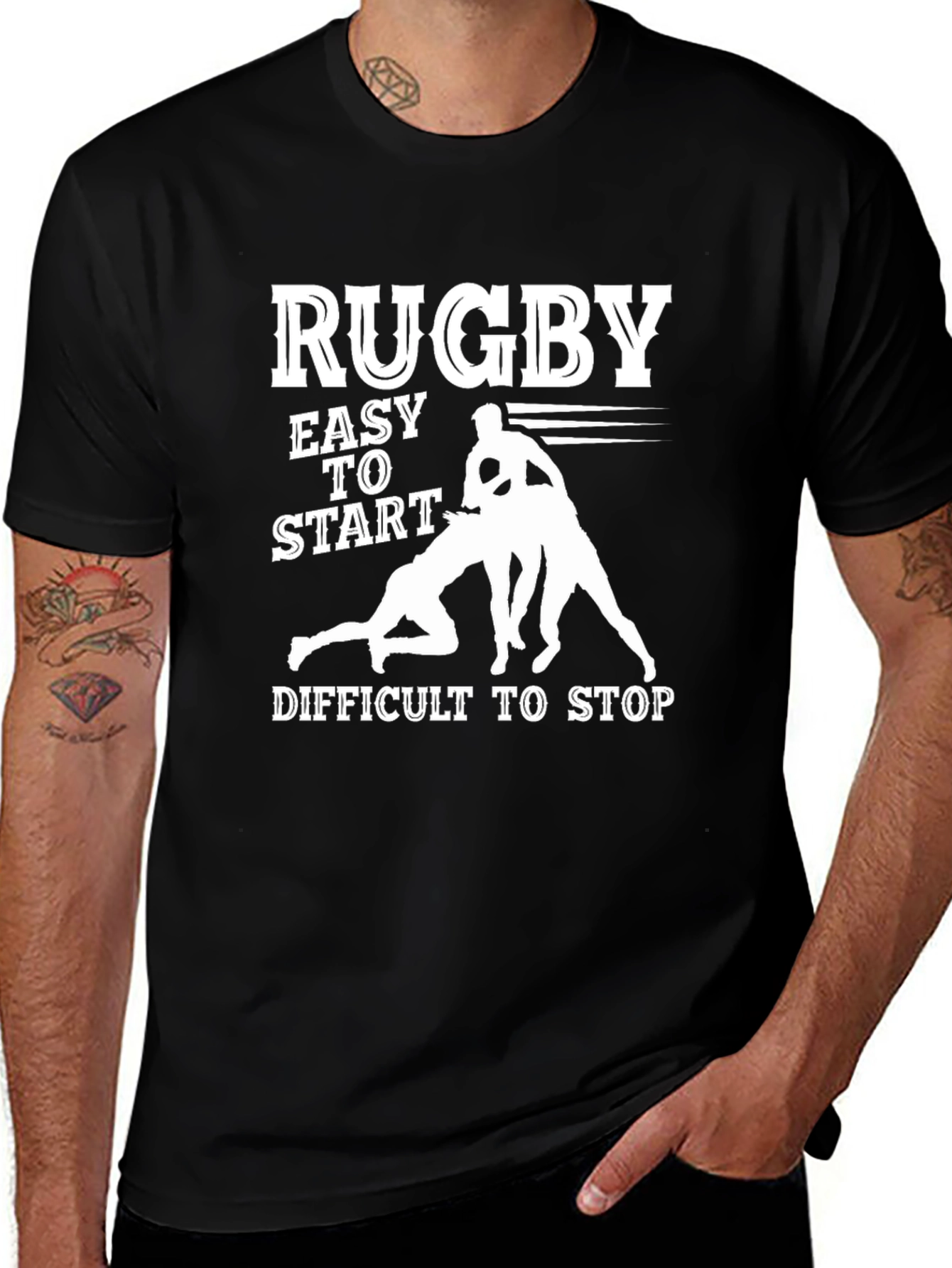 Variant 16 of Rugby Easy to Start T-Shirt