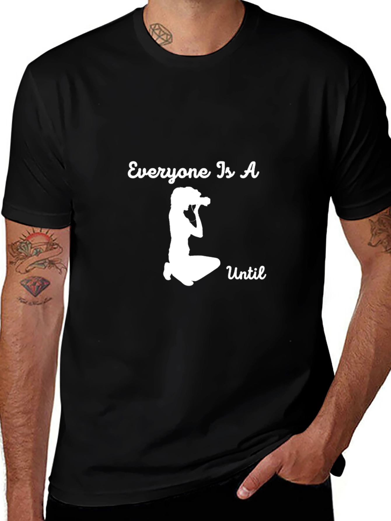Variant 5 of Everyone Is A Photographer T-Shirt - Black