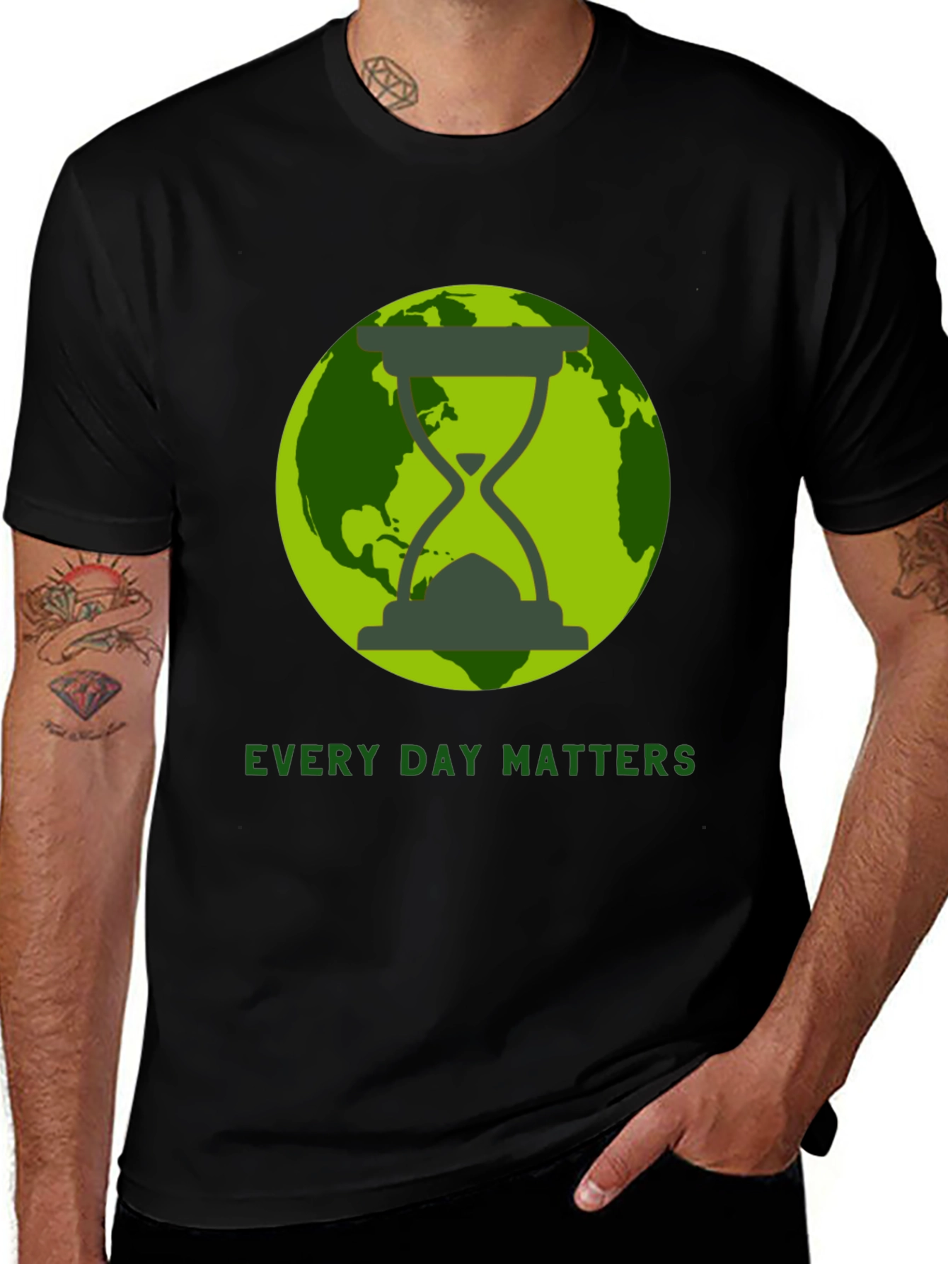 Variant 20 of Eco-Friendly "Every Day Matters" Graphic Tee