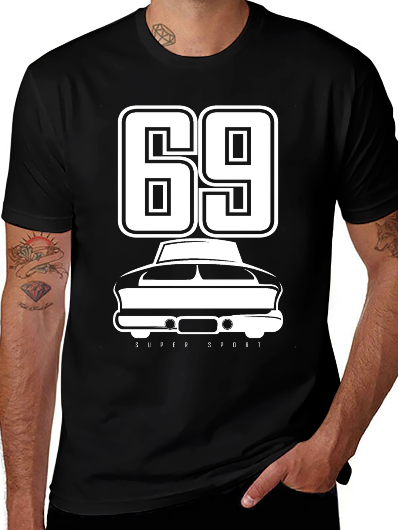 Variant 12 of 69 Super Sport T-Shirt - Classic Car Design