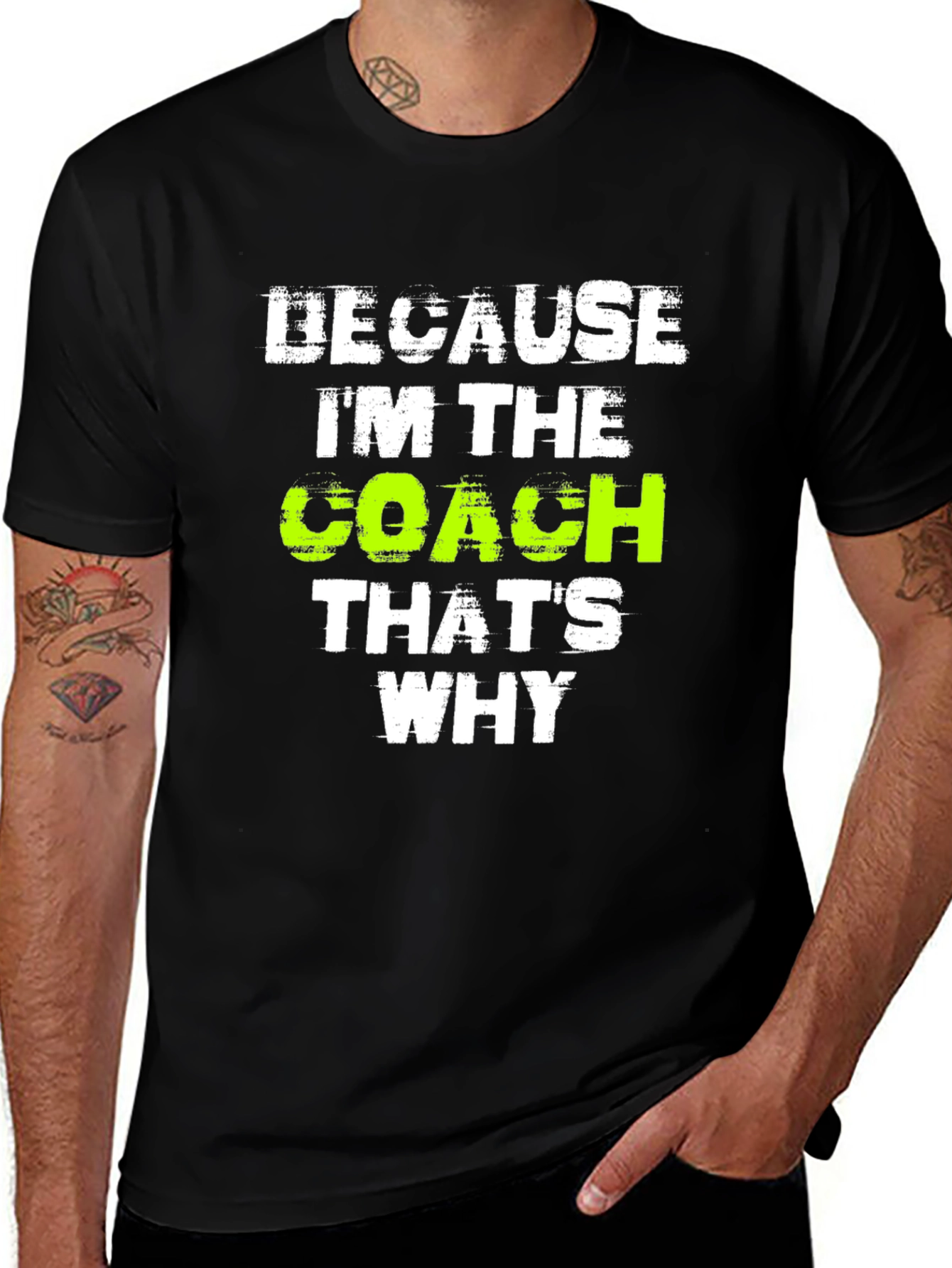 Variant 29 of Because I'm The Coach That's Why T-Shirt