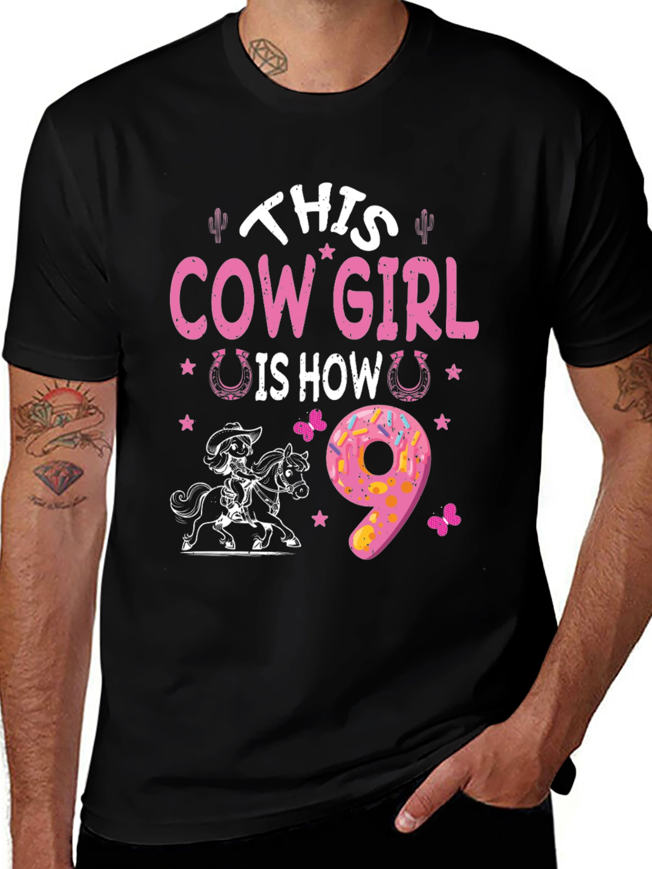 Variant 23 of This Cowgirl is How Old Birthday T-Shirt