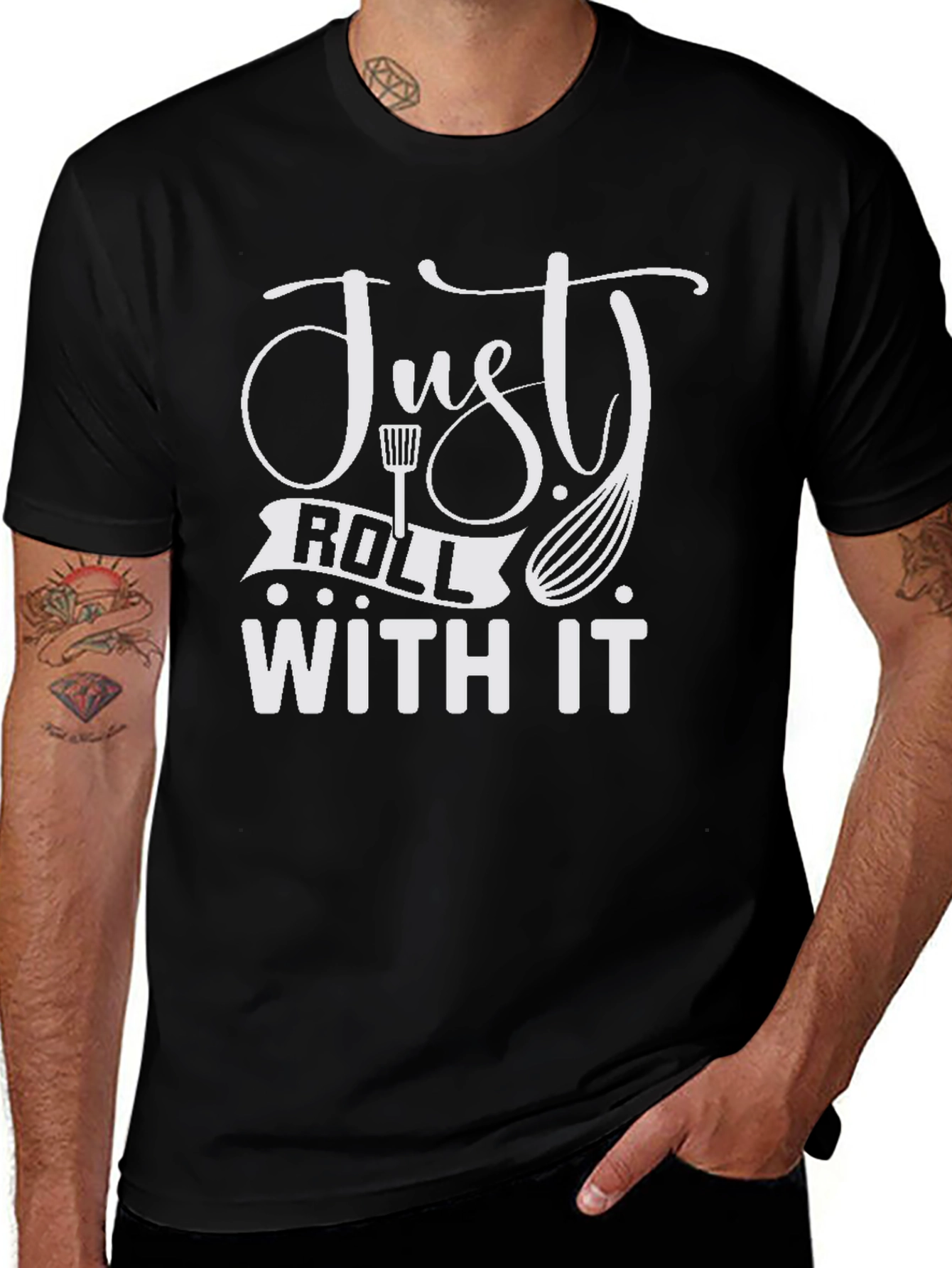 Variant 29 of Just Roll With It Chef T-Shirt