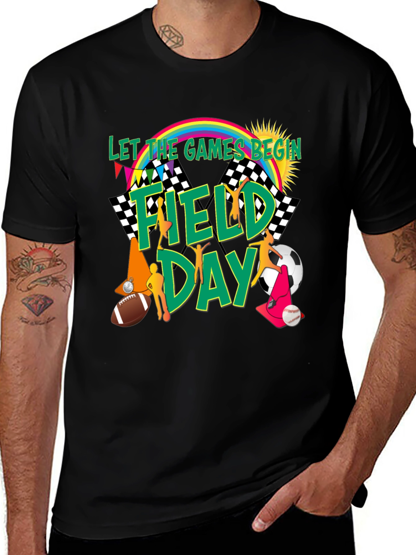 Variant 3 of Field Day Graphic T-Shirt