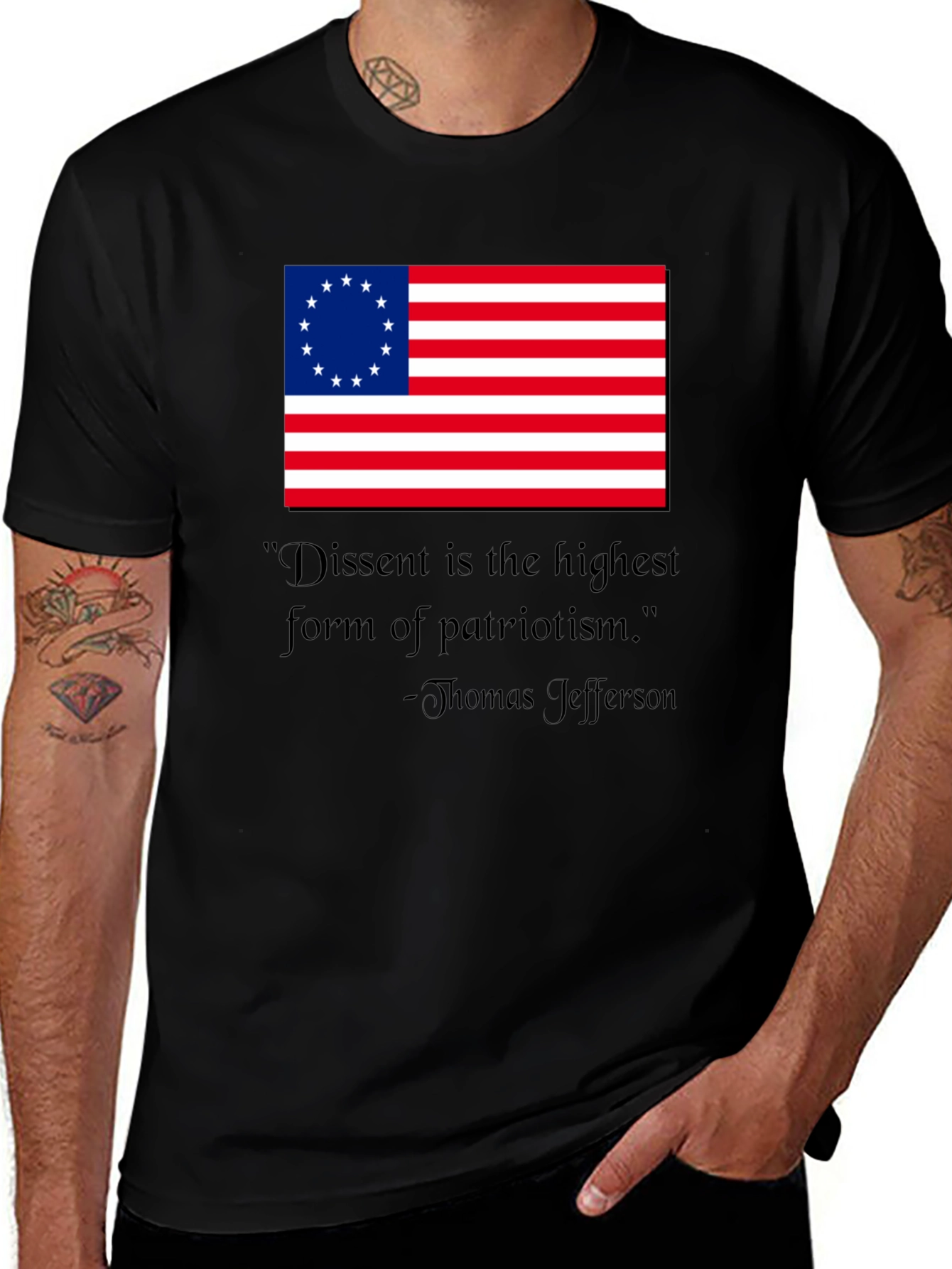 Patriotic Betsy Ross Flag T-Shirt