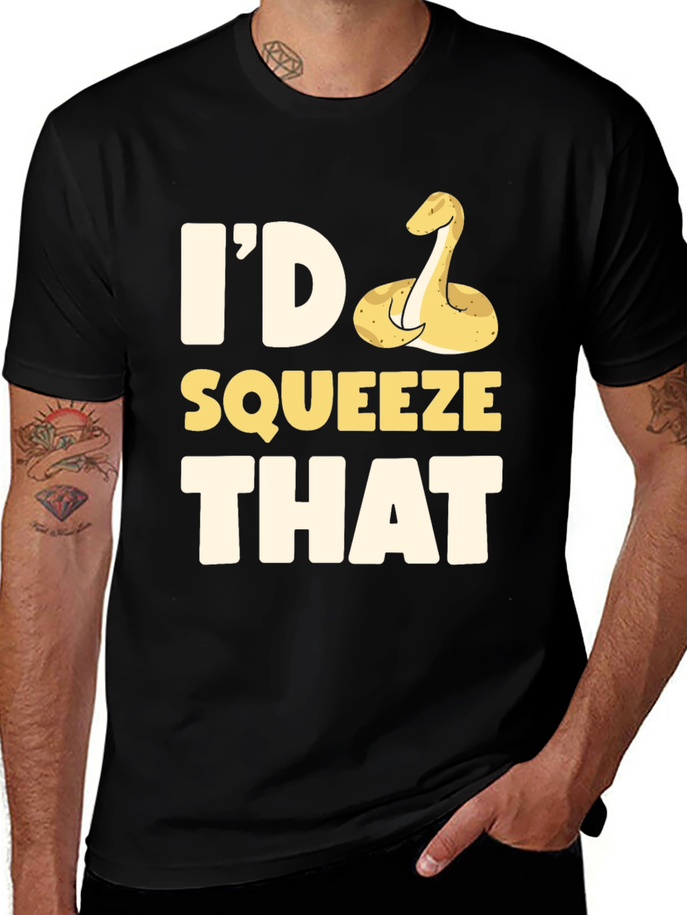 Variant 28 of I'd Squeeze That Snake Graphic Tee