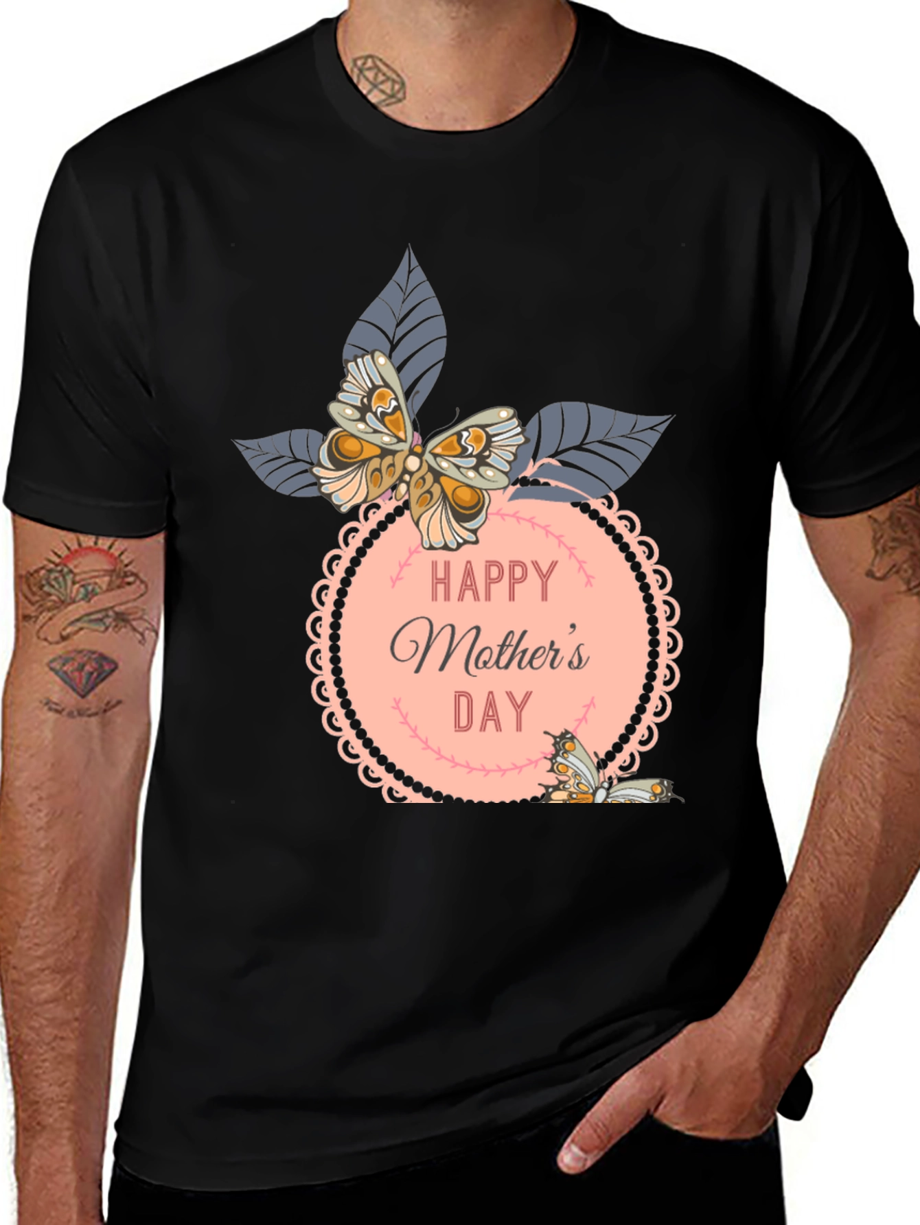 Variant 11 of Happy Mother's Day Butterfly T-Shirt