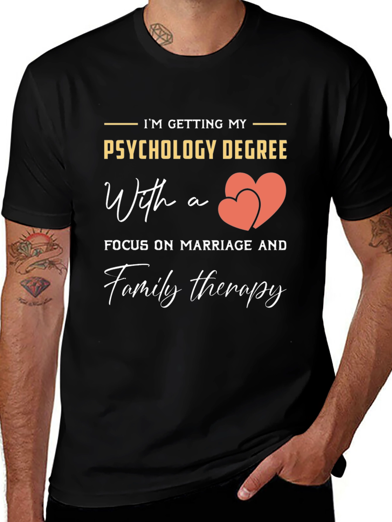 Psychology Degree Family Therapy Graphic Tee