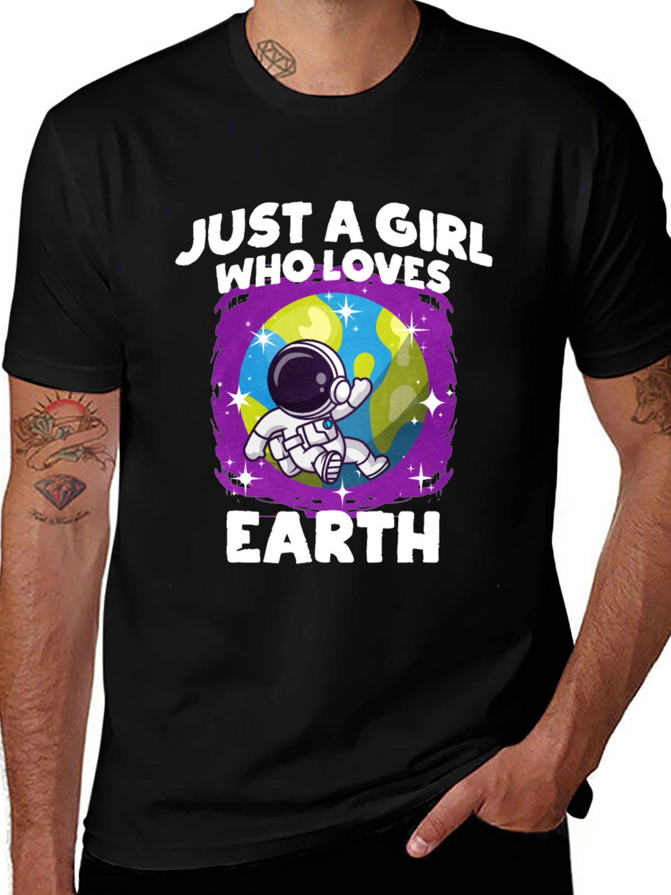 Just A Girl Who Loves Earth T-Shirt
