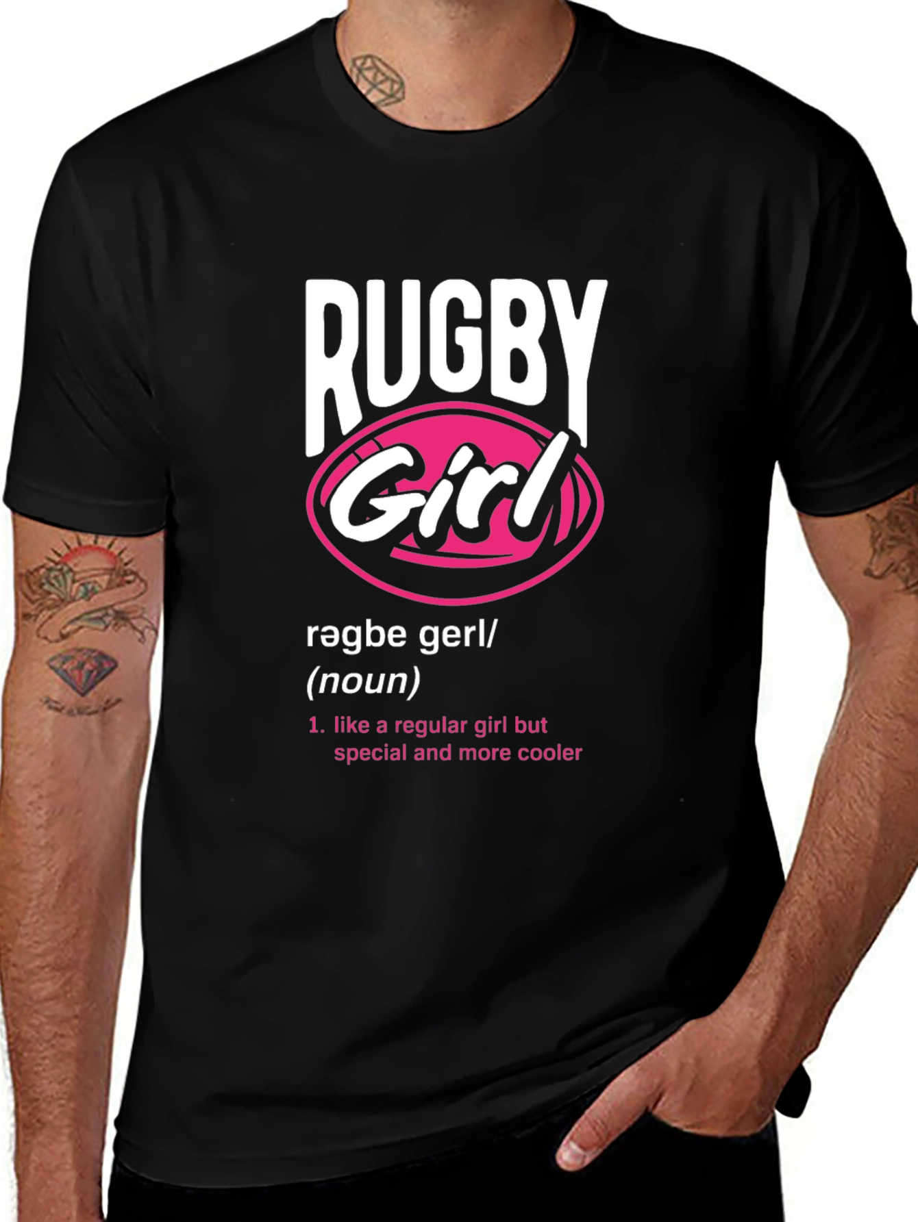 Variant 3 of Rugby Girl T-Shirt: Unique & Cool
