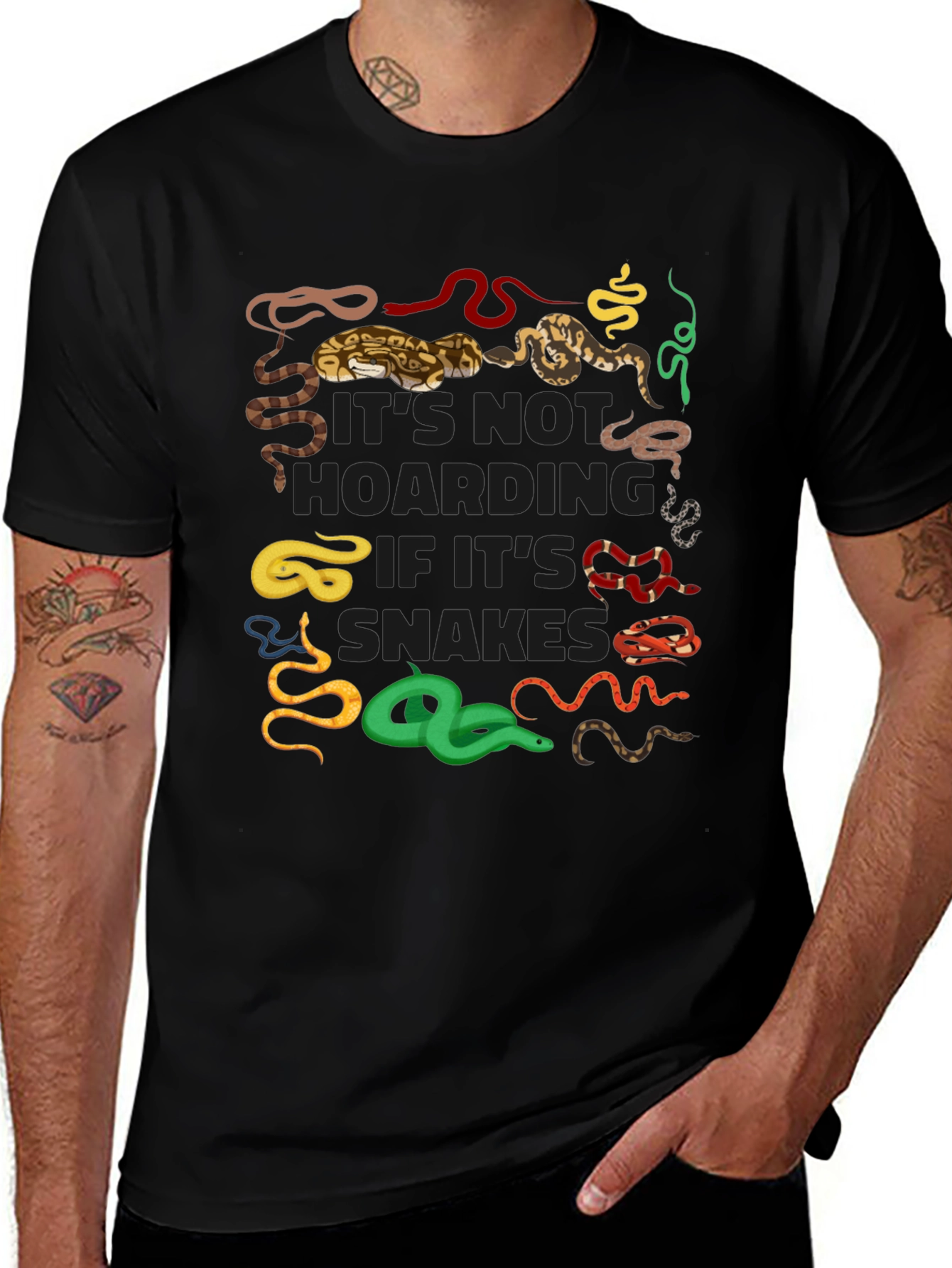 Variant 17 of Snakes Hoarding T-Shirt