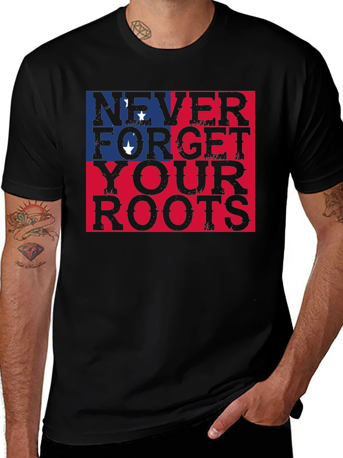 Variant 18 of Never Forget Your Roots Graphic T-Shirt