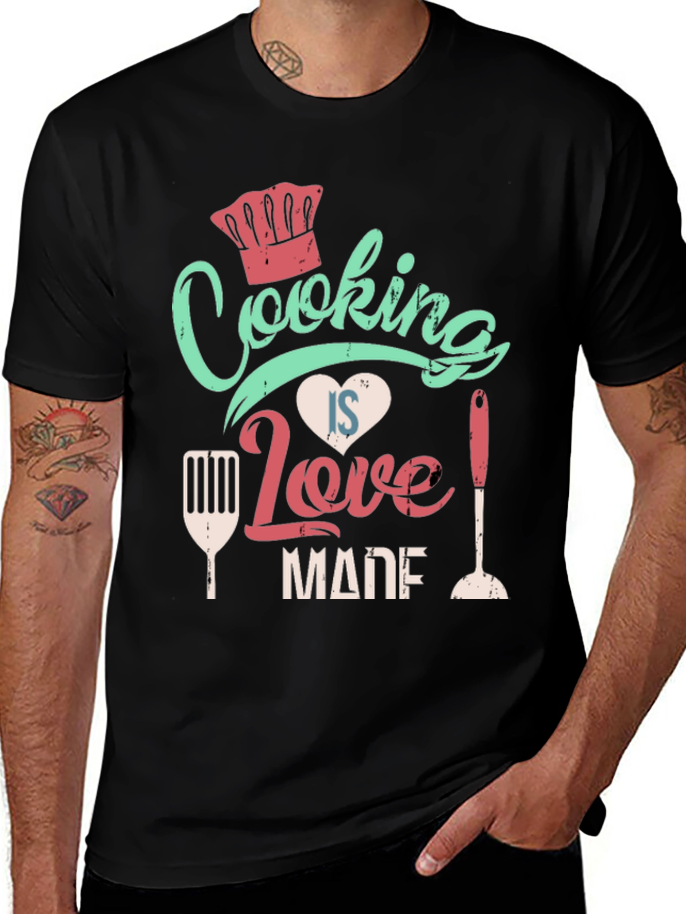 Variant 8 of Cooking Is Love Made T-Shirt