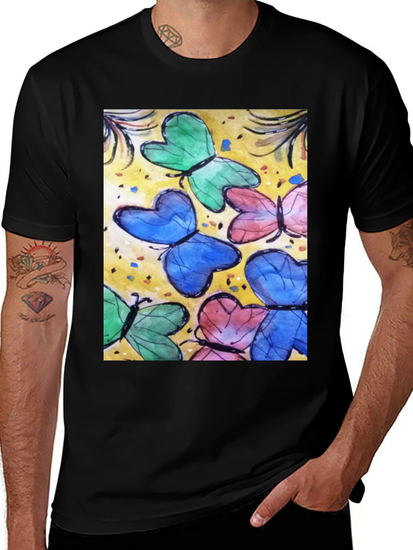 Variant 26 of Butterfly Art T-Shirt