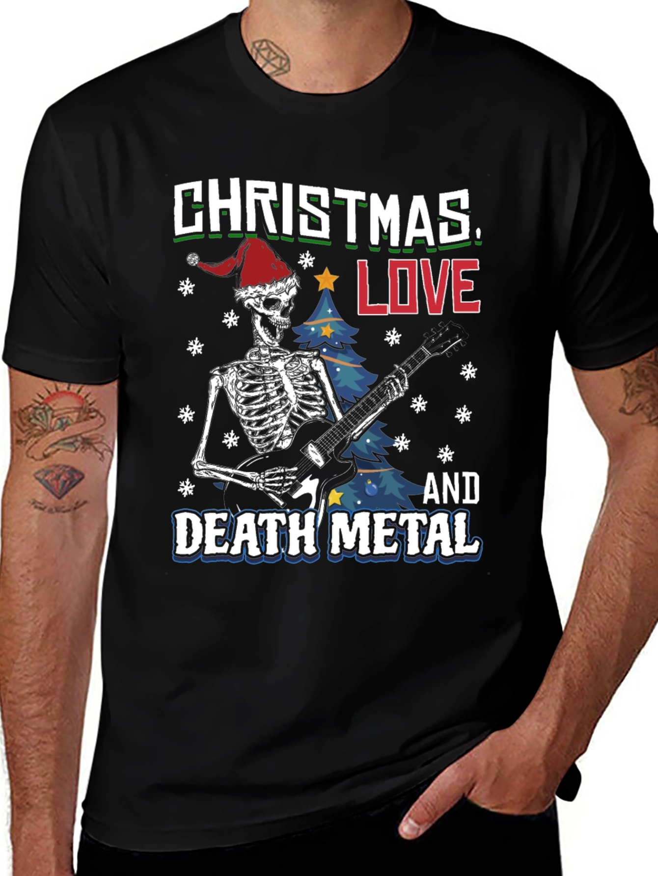 Christmas Love & Death Metal T-Shirt