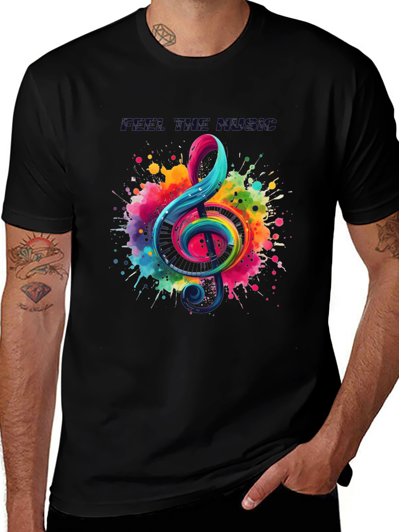 Variant 21 of Feel the Music T-Shirt