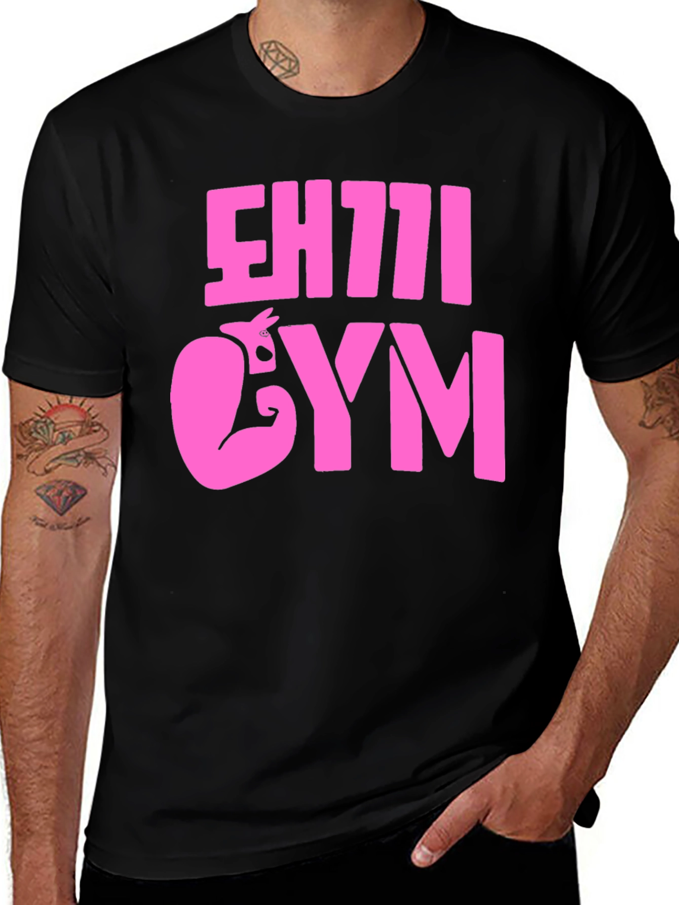 EHTTI GYM Black T-Shirt