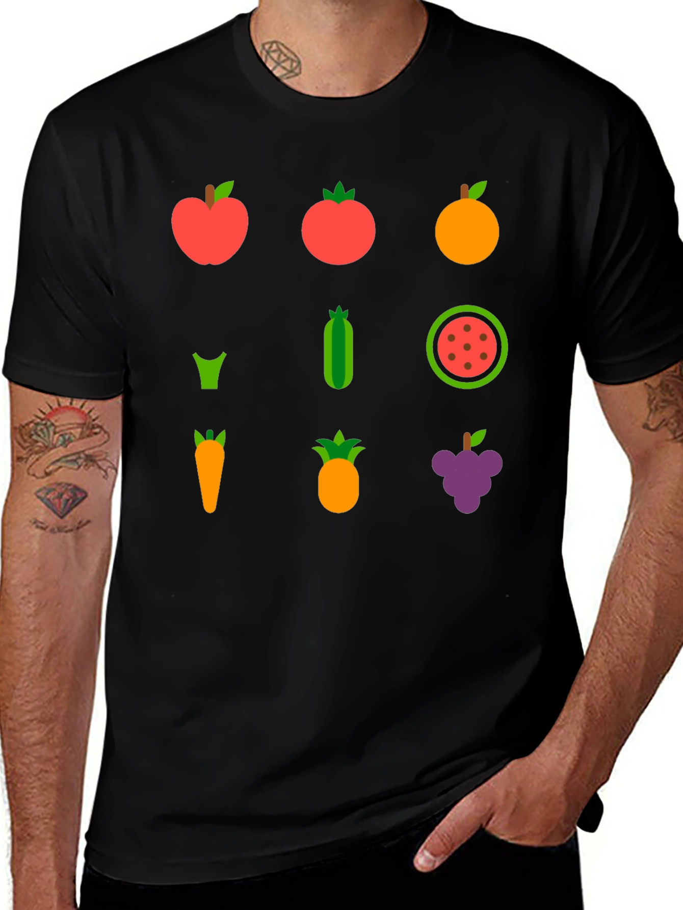 Variant 6 of Fruit & Veggie T-Shirt - Fresh Style!