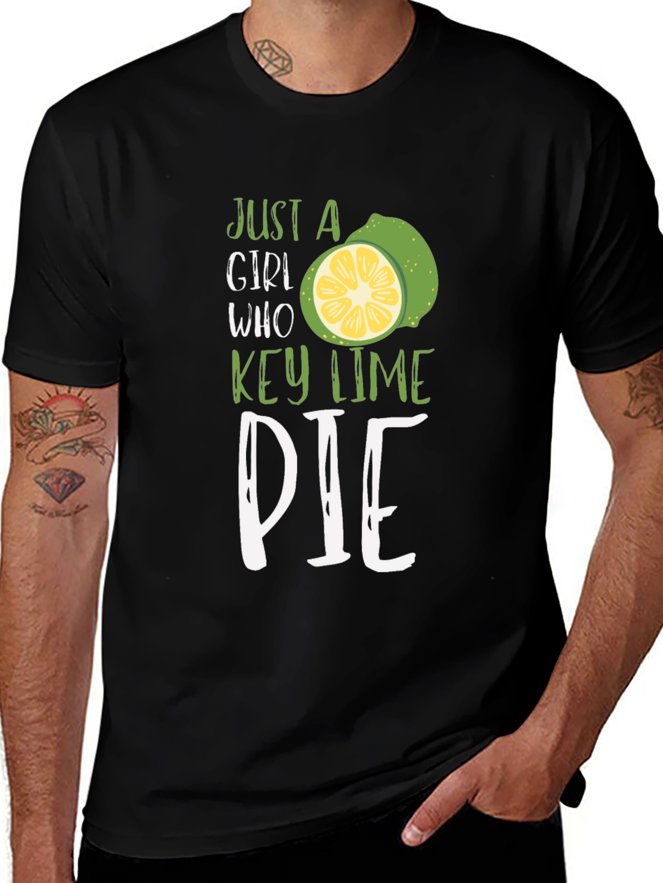 Variant 18 of Just a Girl Who Loves Key Lime Pie T-Shirt