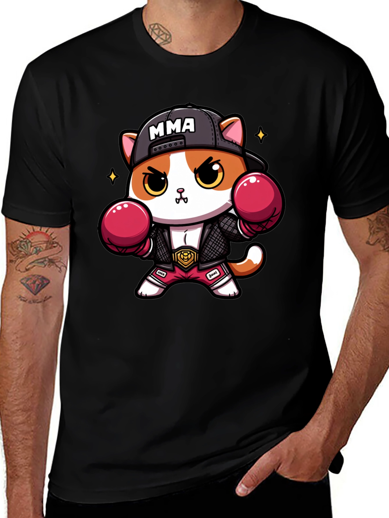 Variant 23 of MMA Cat T-Shirt