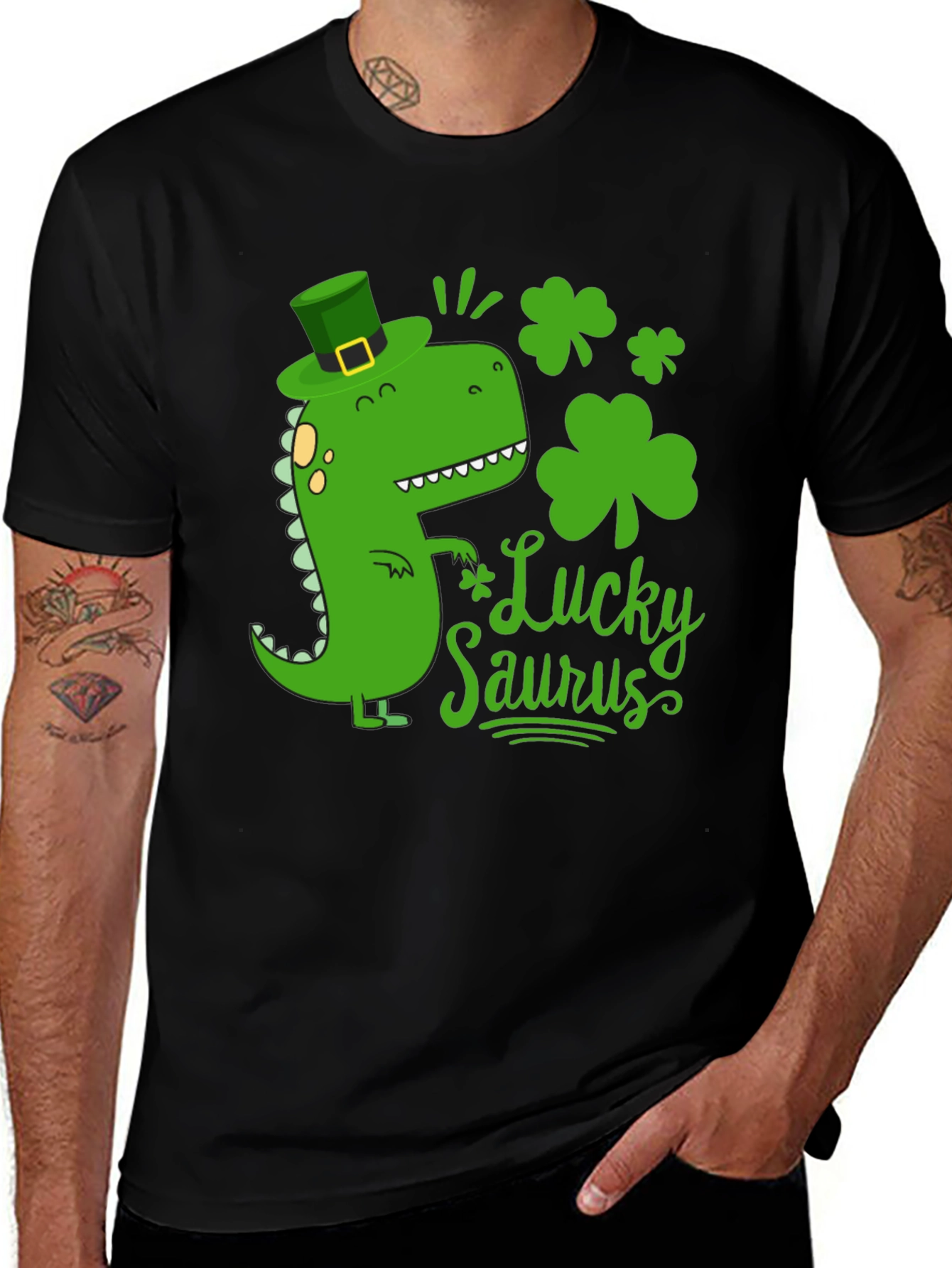 Lucky Saurus St. Patrick's Day T-Shirt