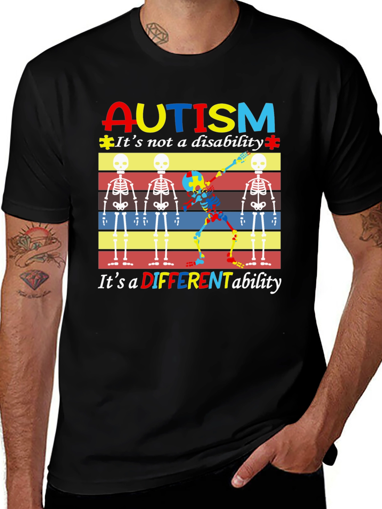 Autism Awareness T-Shirt - Different Ability