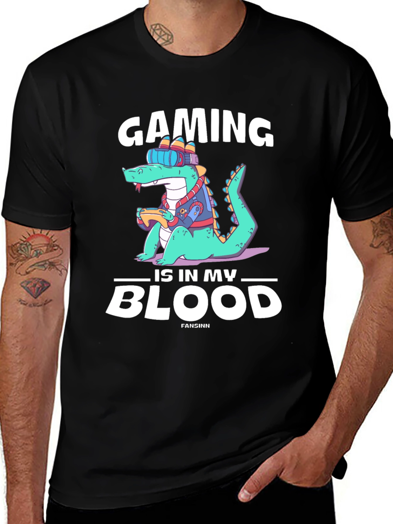 Variant 5 of Gaming is in my Blood T-Shirt