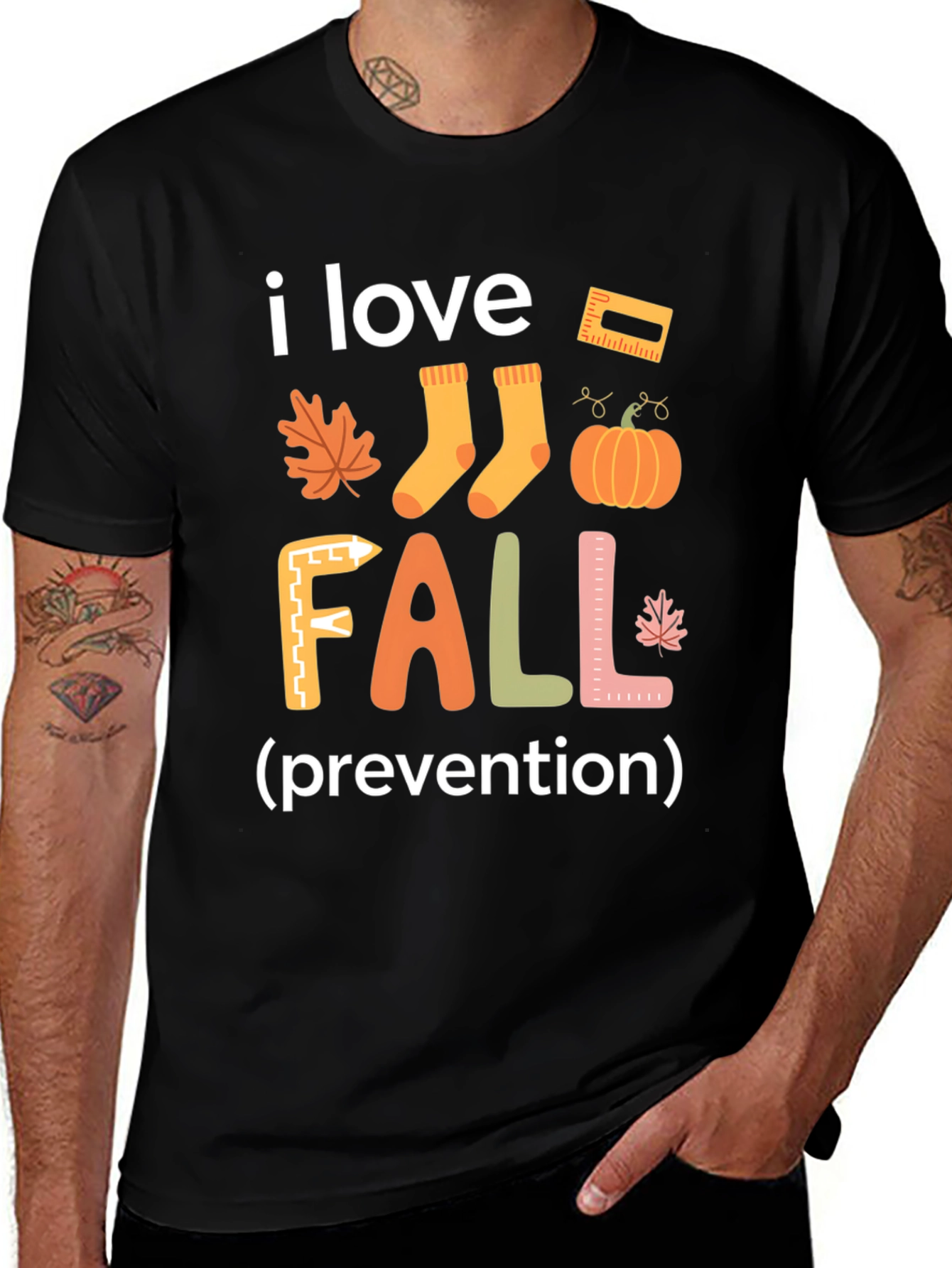 I Love Fall Prevention T-Shirt