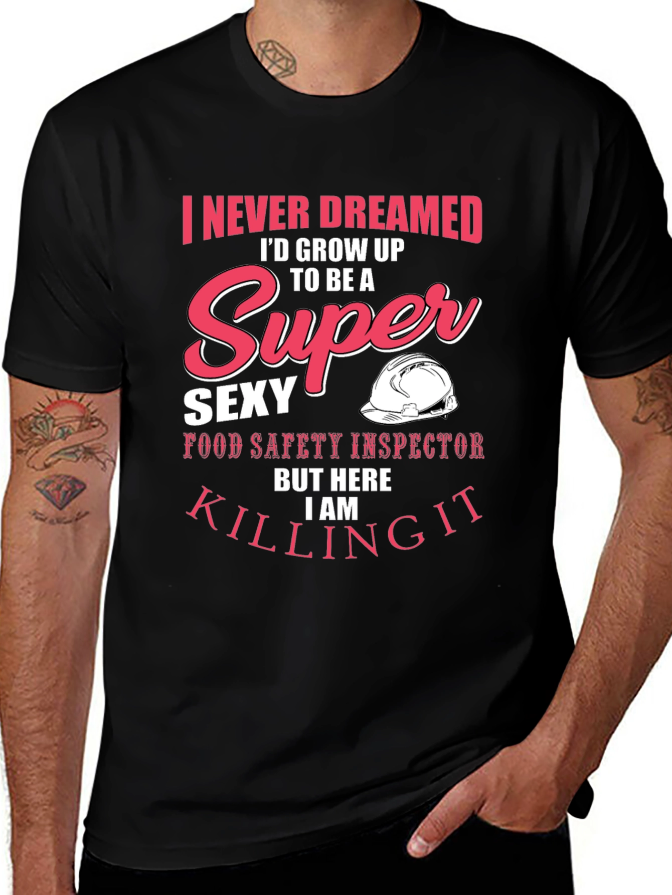 Variant 15 of Super Sexy Food Safety Inspector T-Shirt