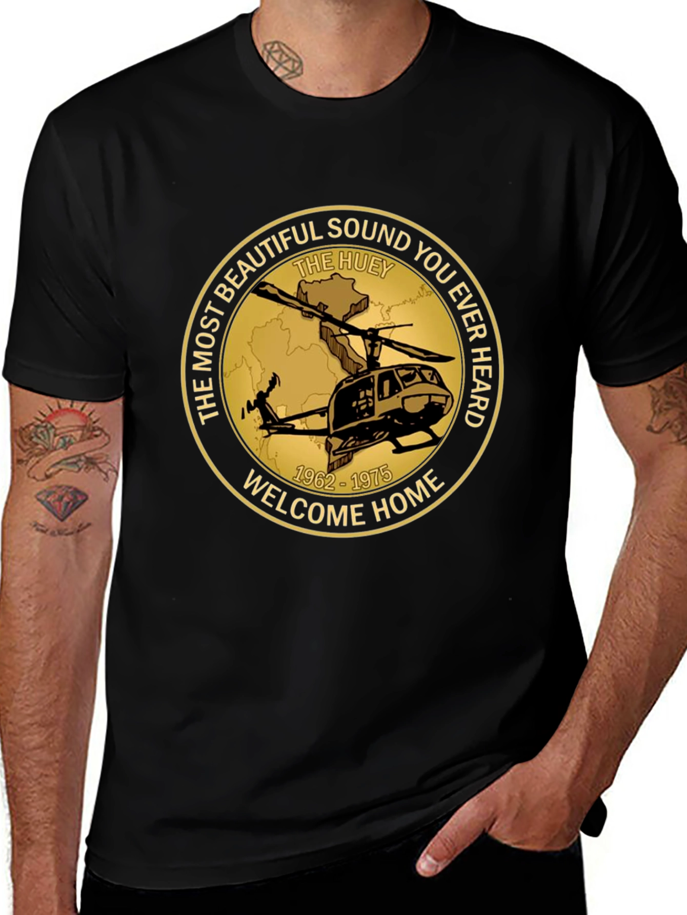 Variant 11 of The Huey - Welcome Home Black T-Shirt