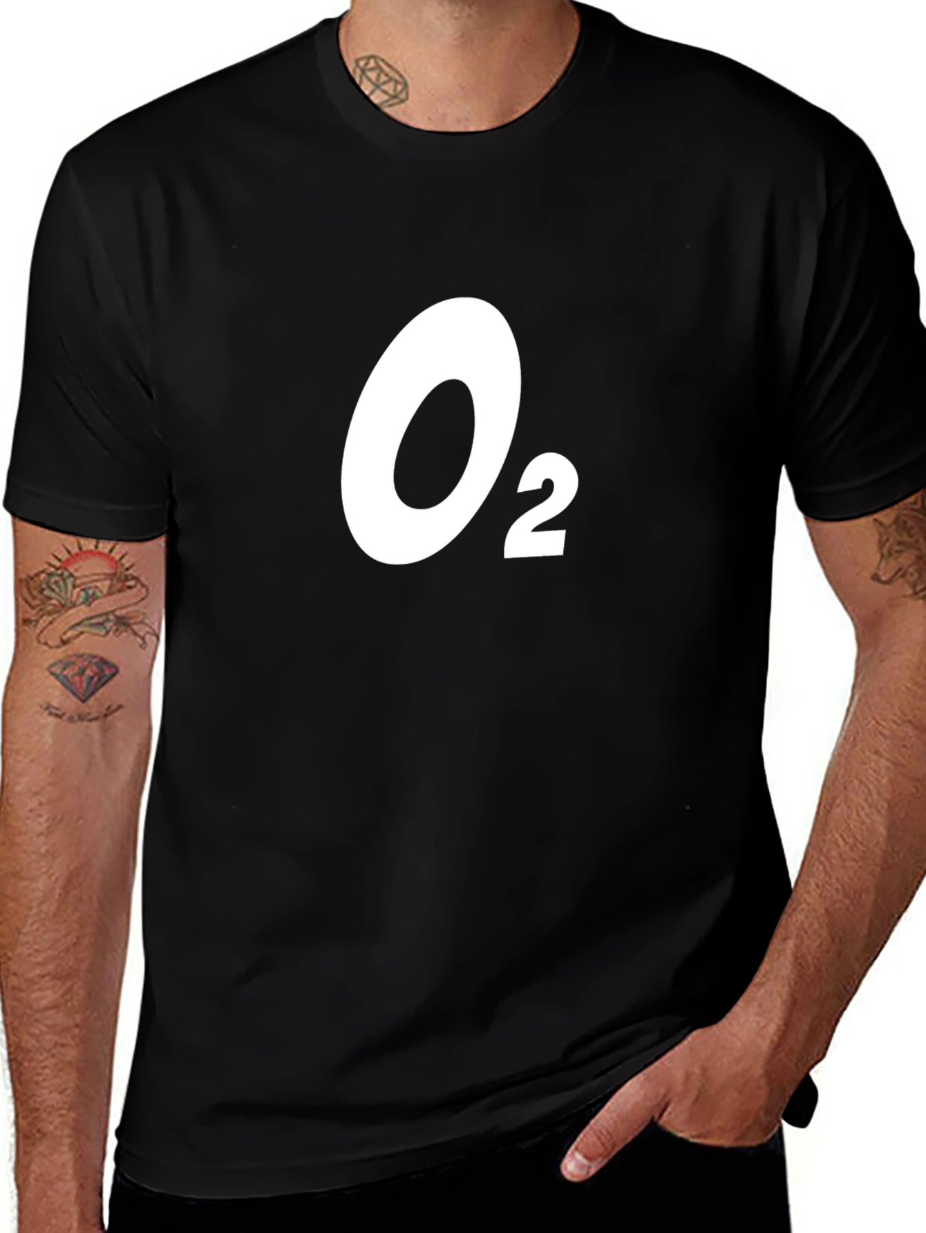 O2 Graphic Tee - Essential Oxygen Molecule Shirt