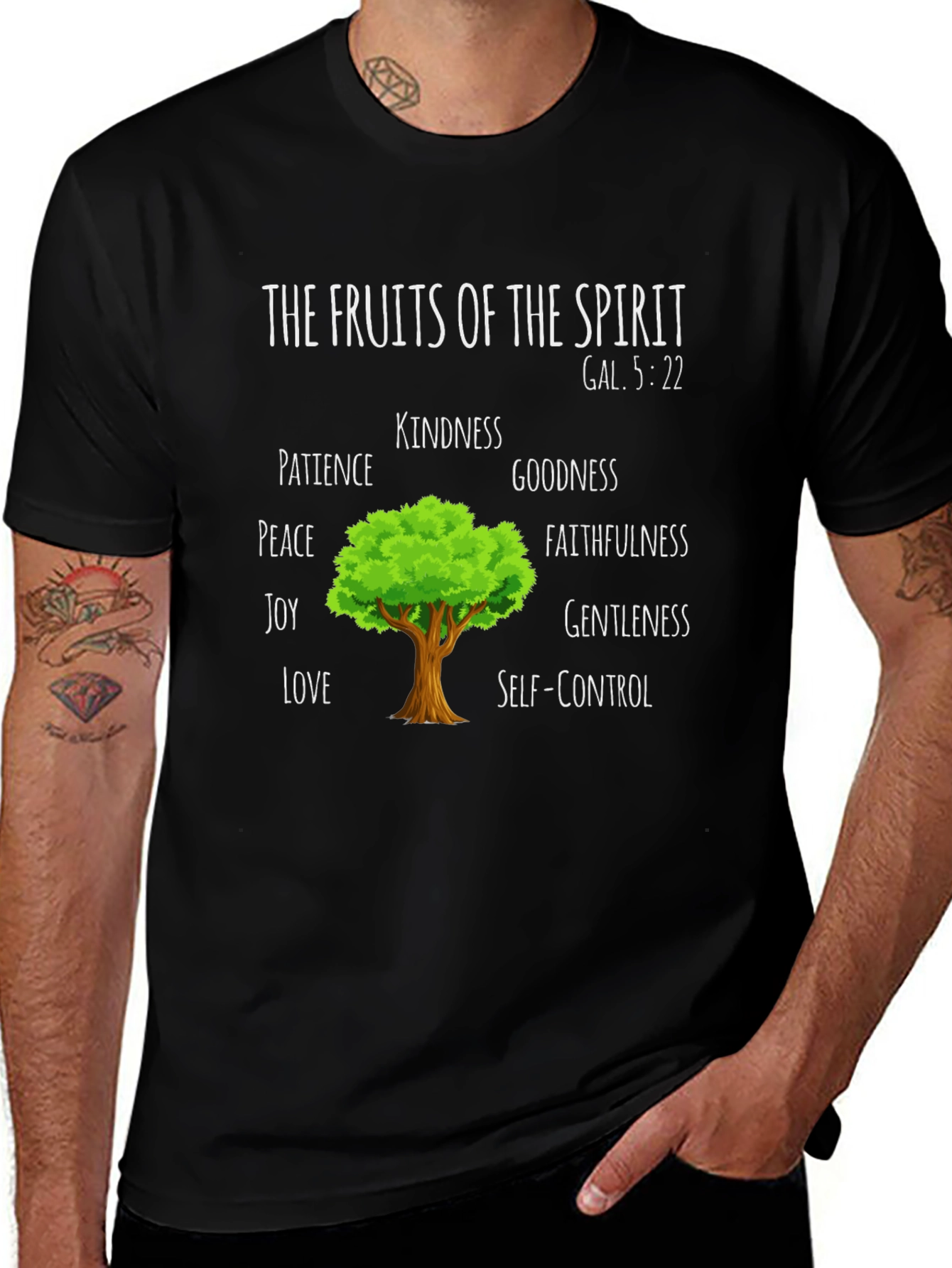 Fruits of the Spirit T-Shirt - Christian Bible Verse Tee