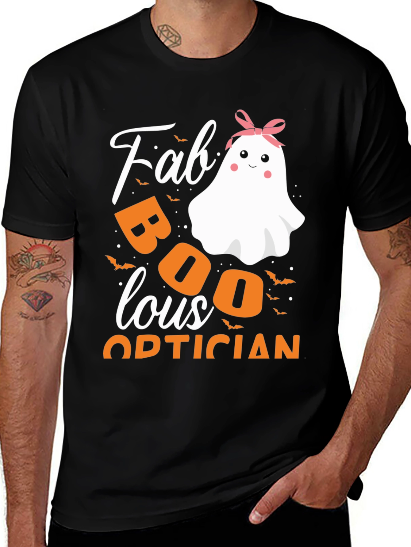 Fab Boo Lous Optician Halloween Graphic T-Shirt