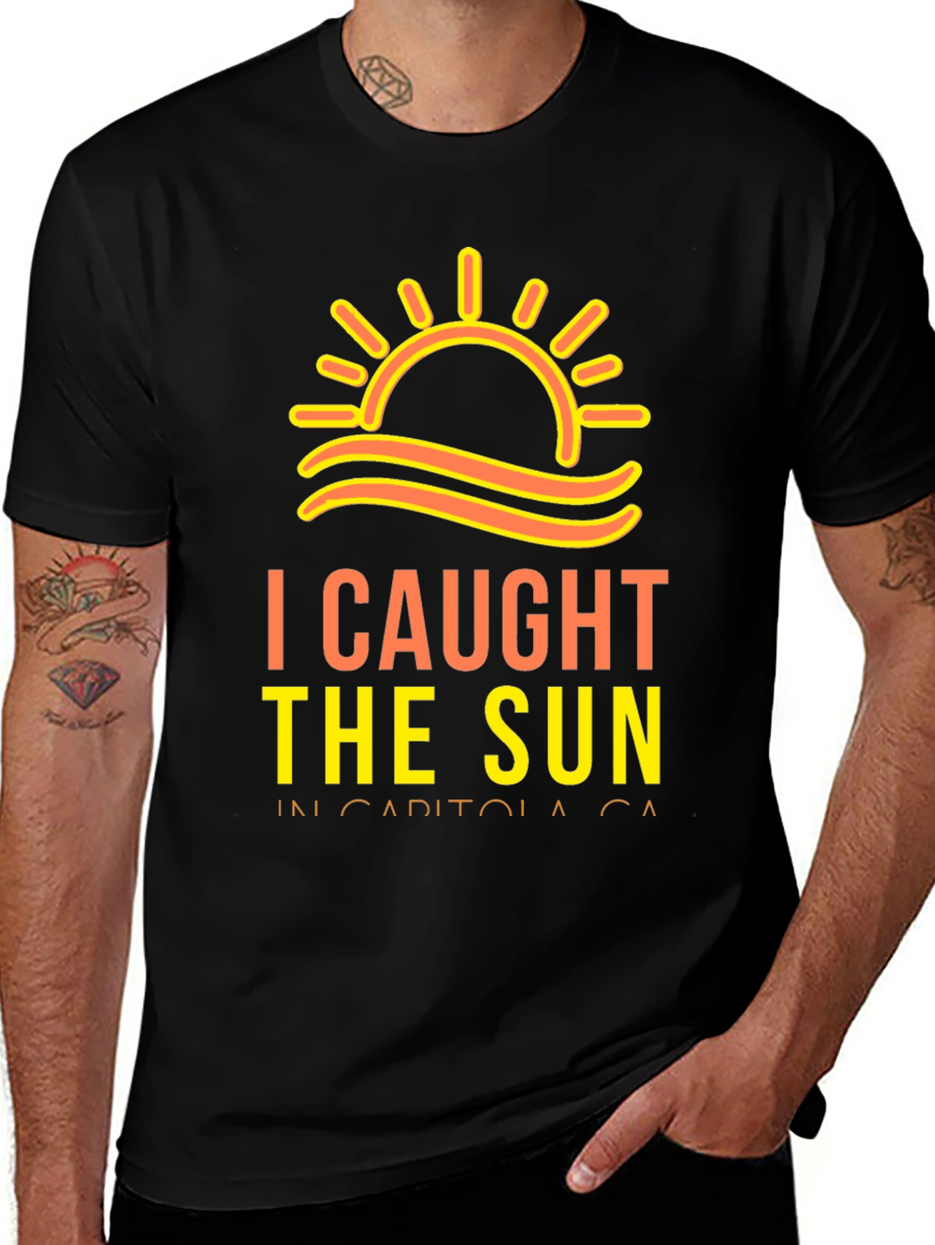 I Caught the Sun T-Shirt - Capitola, CA