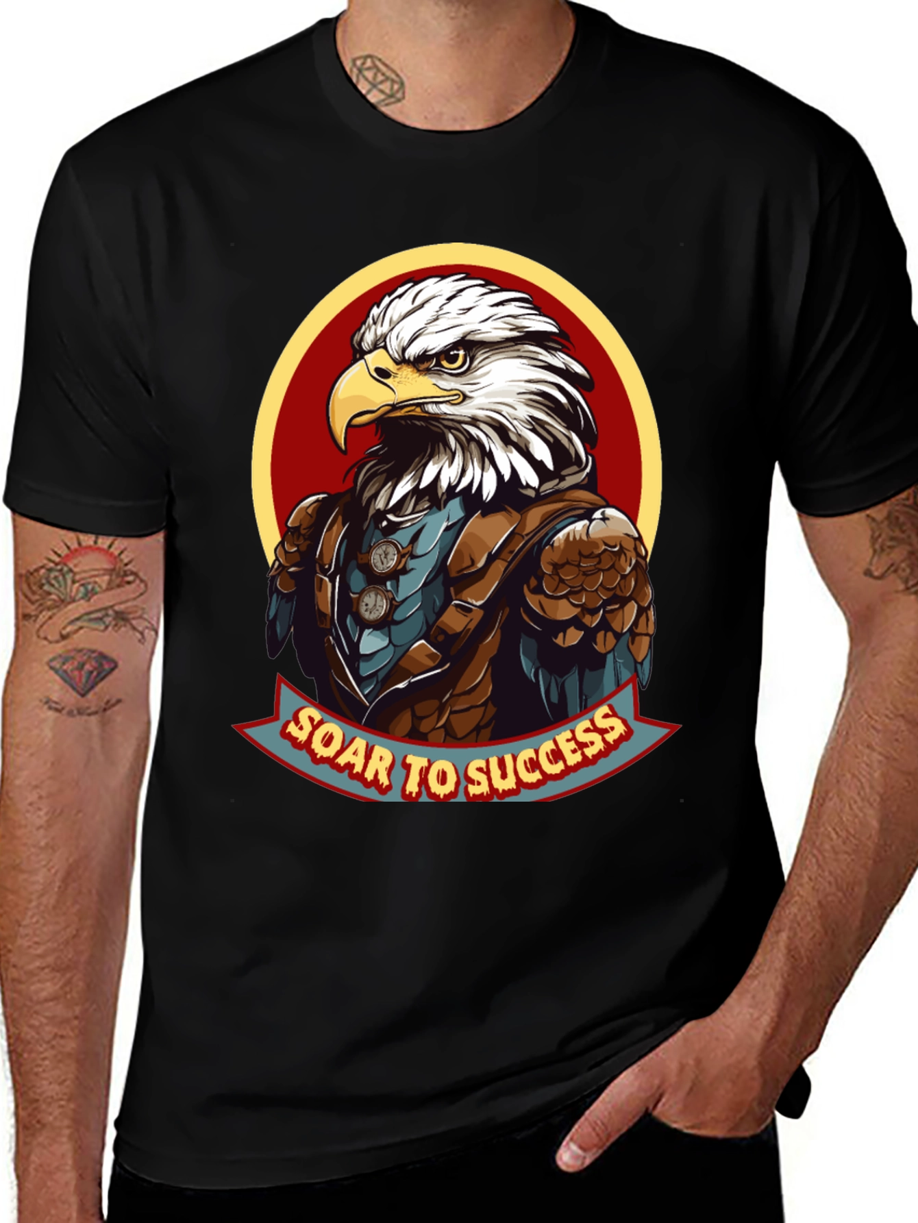 Variant 4 of Eagle Soar to Success Graphic Tee