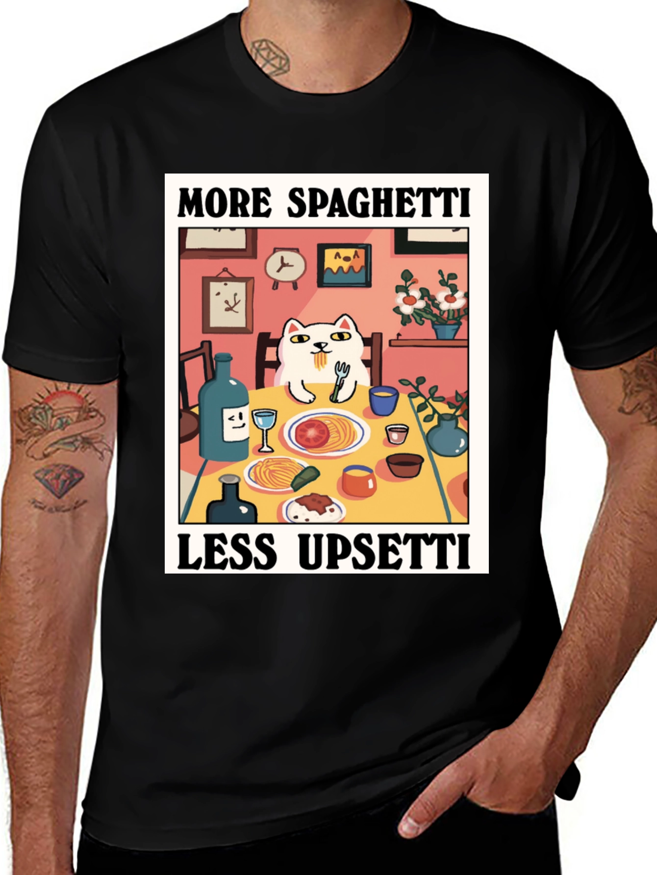 Variant 12 of More Spaghetti Less Upsetti T-Shirt