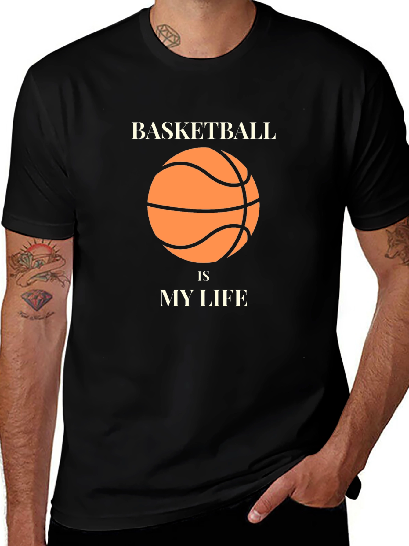 Variant 13 of Basketball is My Life Graphic T-Shirt